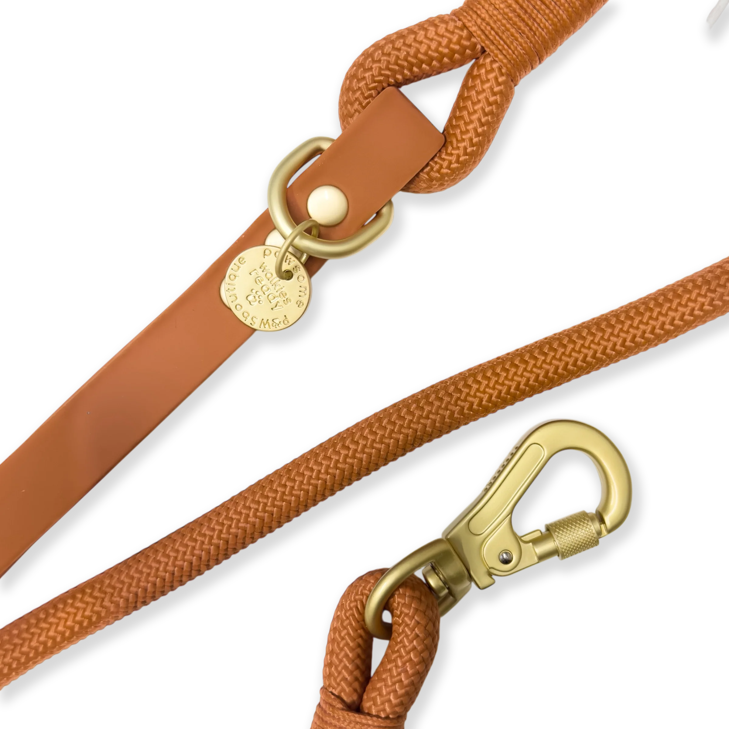 4ft Rope Lead - Rust - Image 3