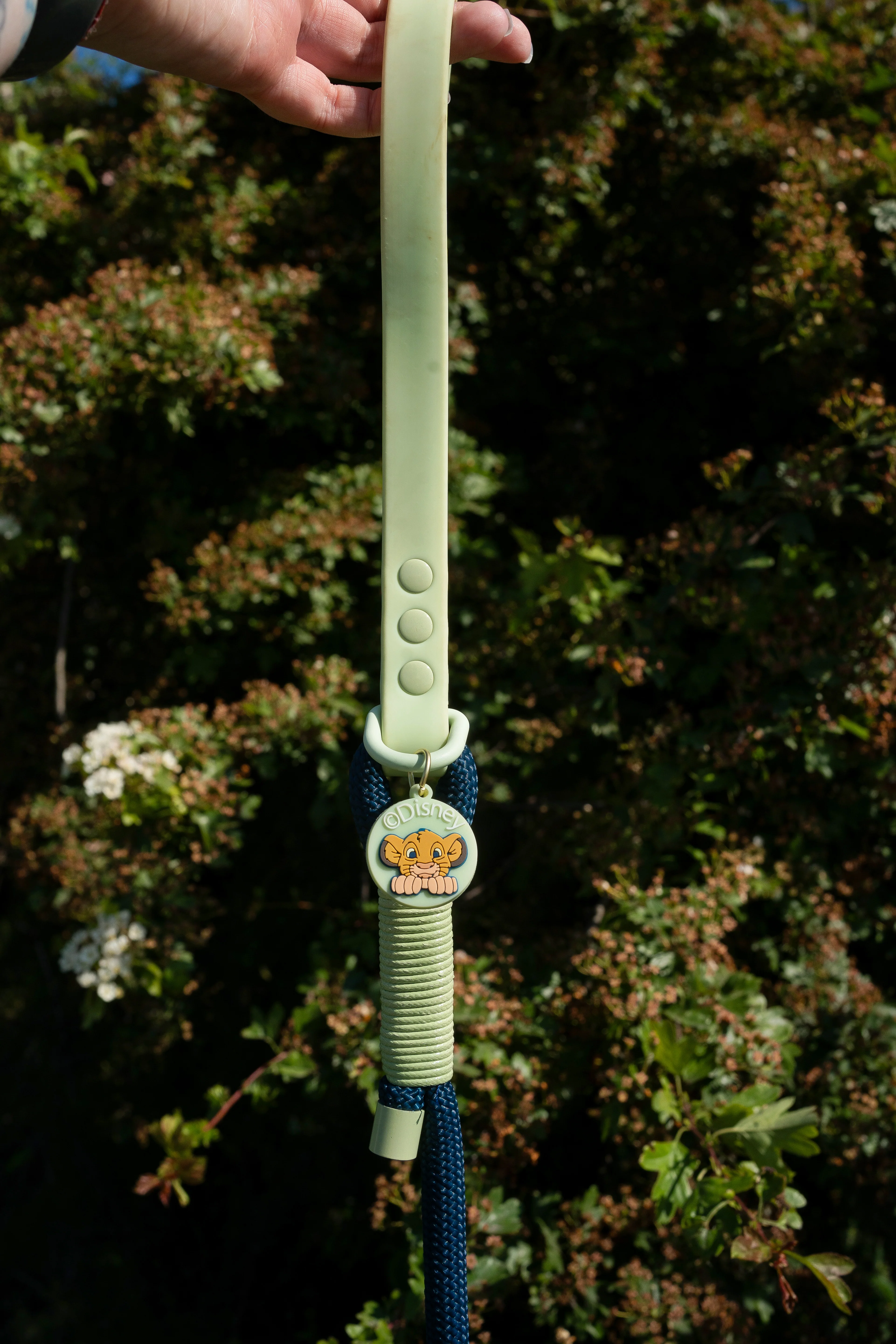 Disney© 4ft Rope Lead - Simba - Navy and Mint - Image 7