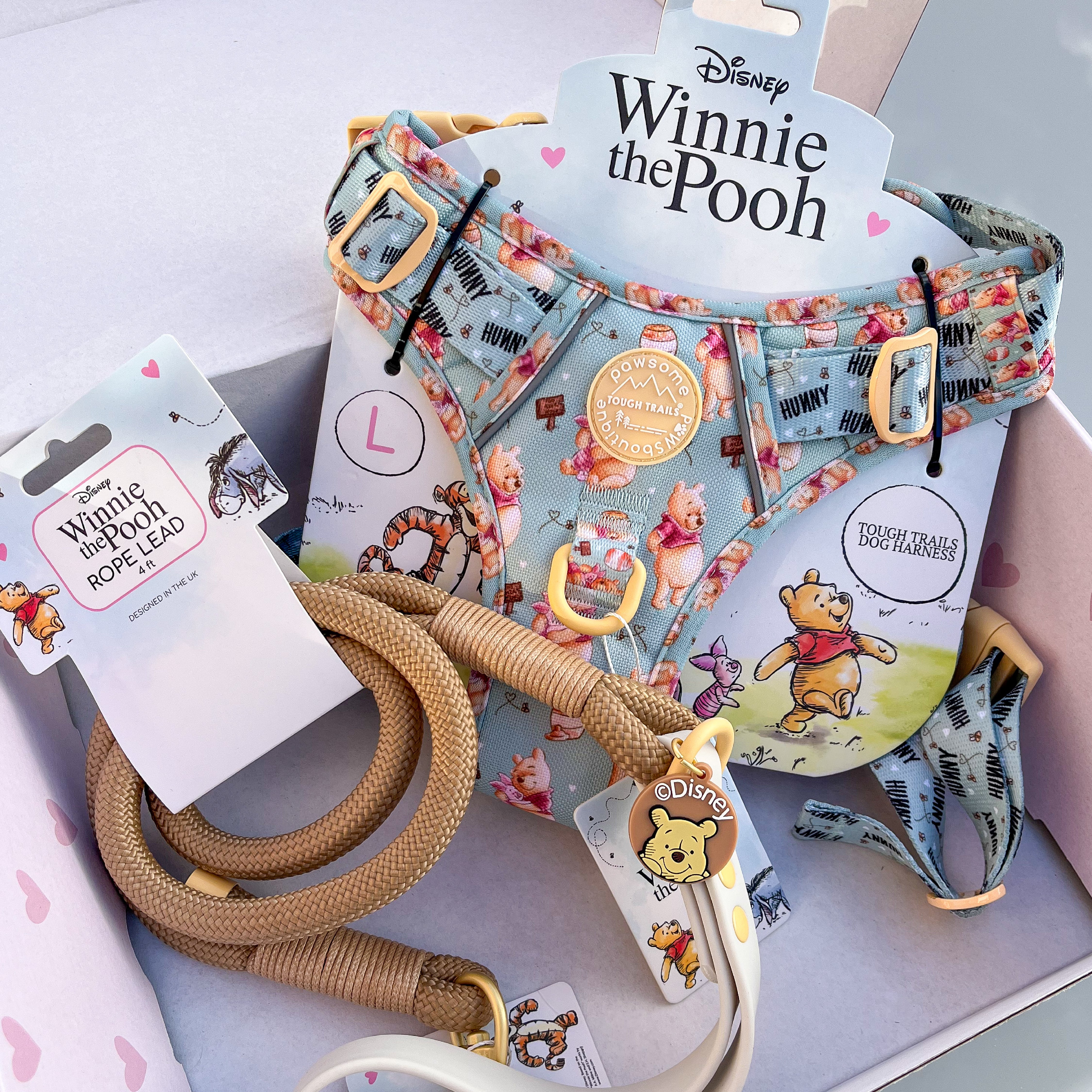 Disney© 4ft Rope Lead - Winnie The Pooh - Beige and Brown - Image 17