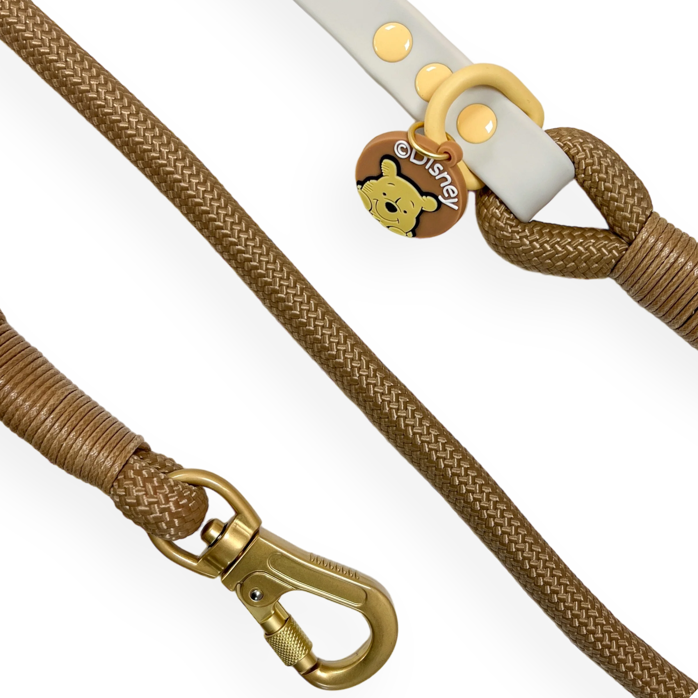 Disney© 4ft Rope Lead - Winnie The Pooh - Beige and Brown - Image 4