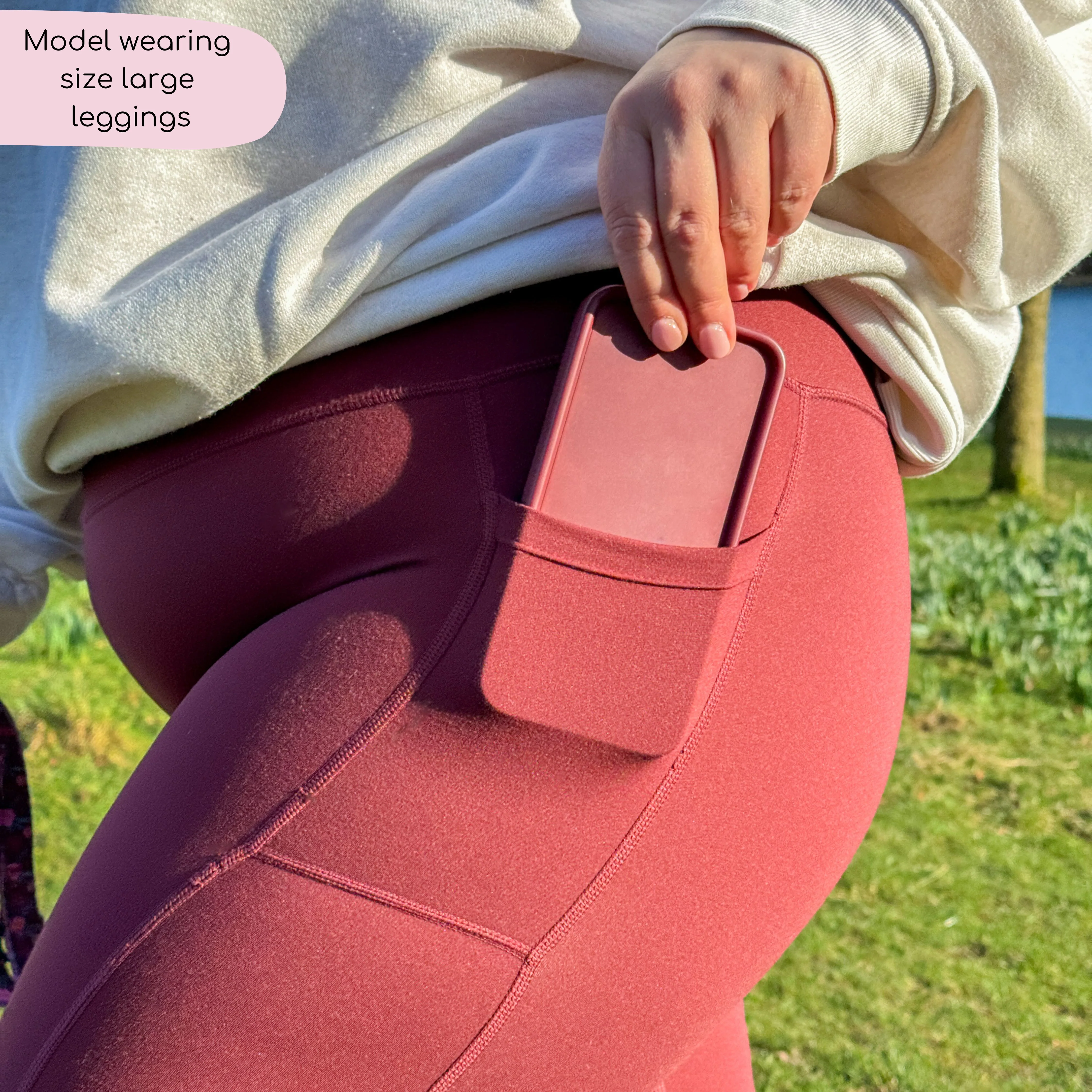 Walkies Ready® Leggings - Mulberry - Image 10