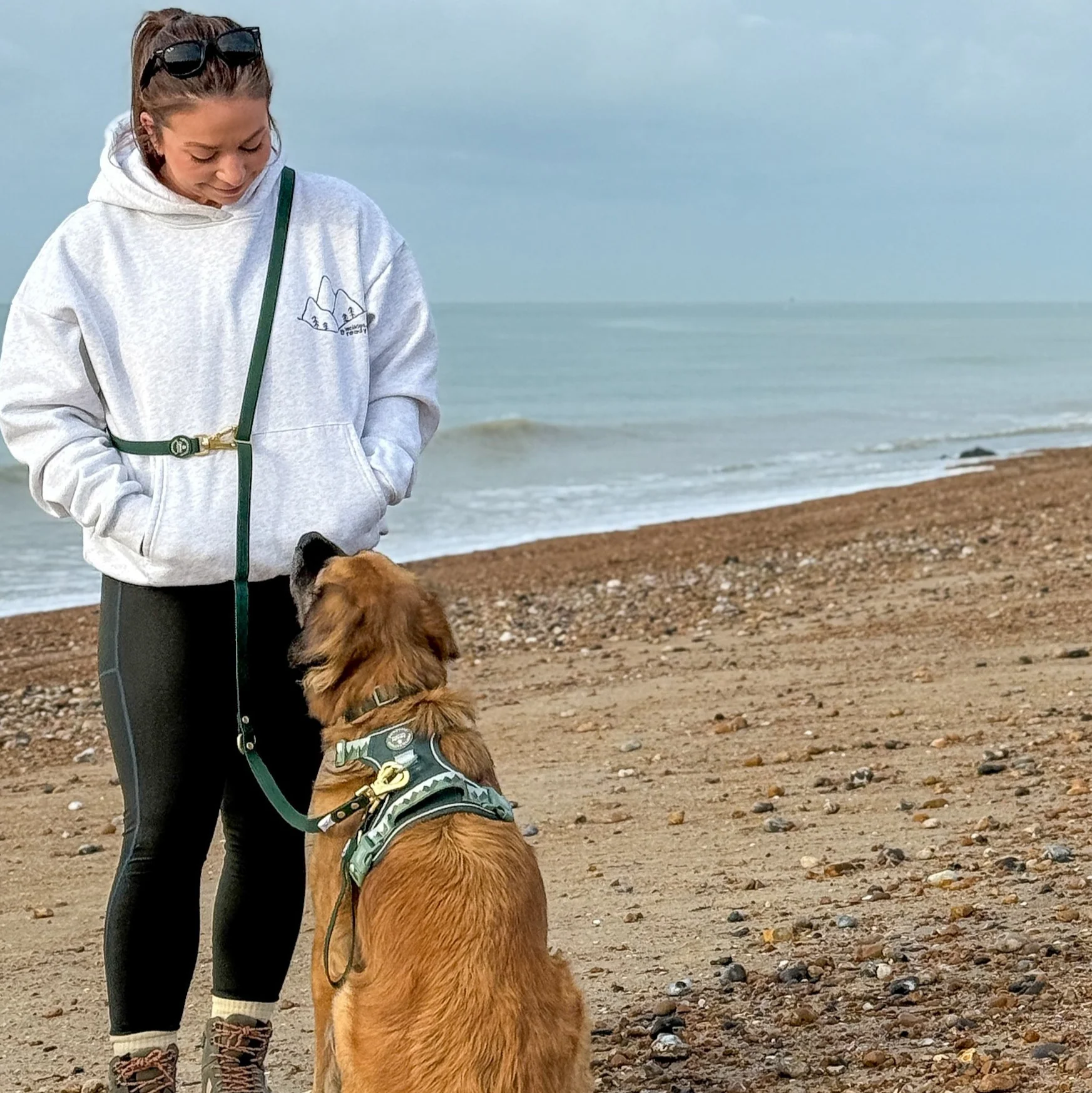 Double Ended Lead - Walkies Ready® Forest Green - Image 11