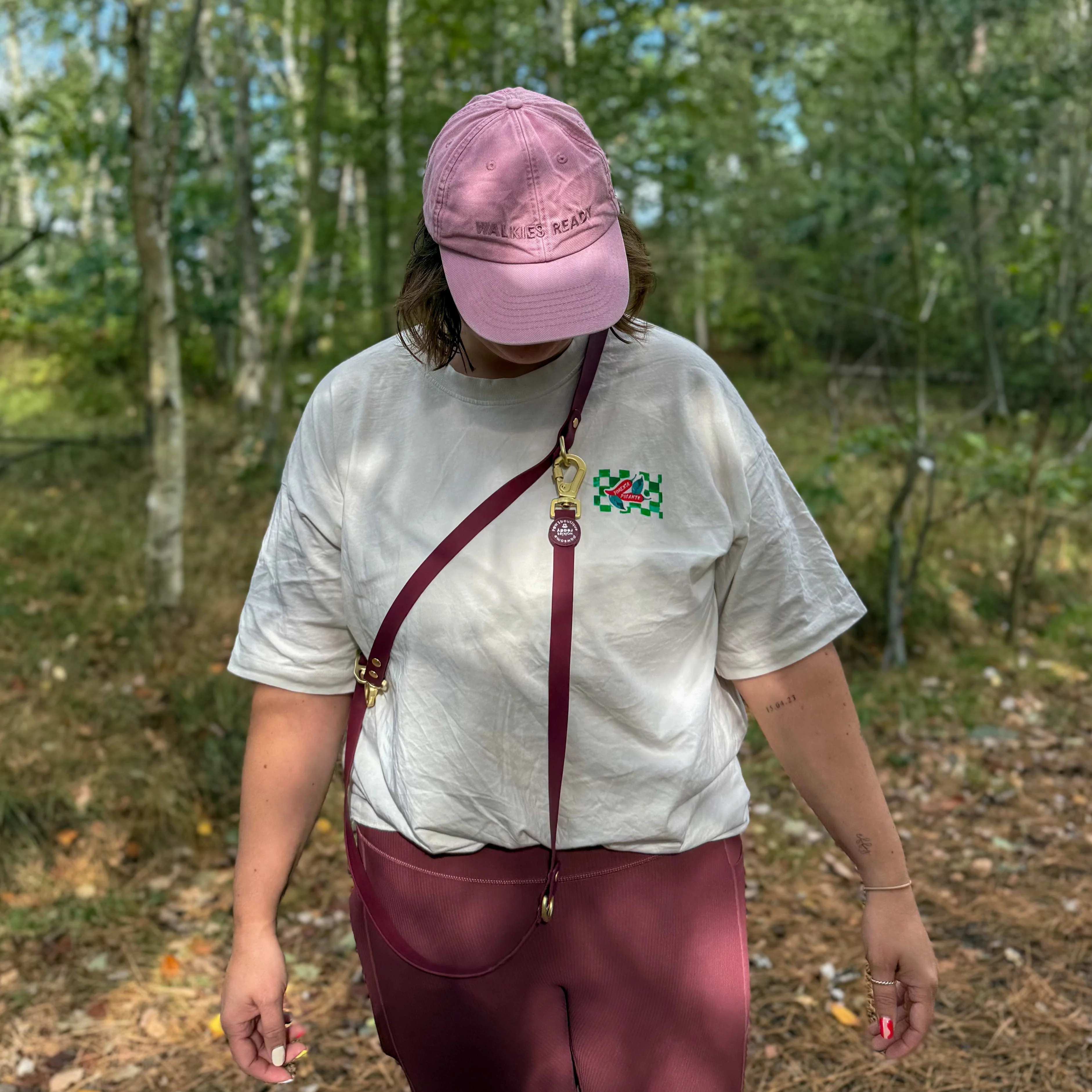Double Ended Lead - Walkies Ready® Mulberry - Image 13