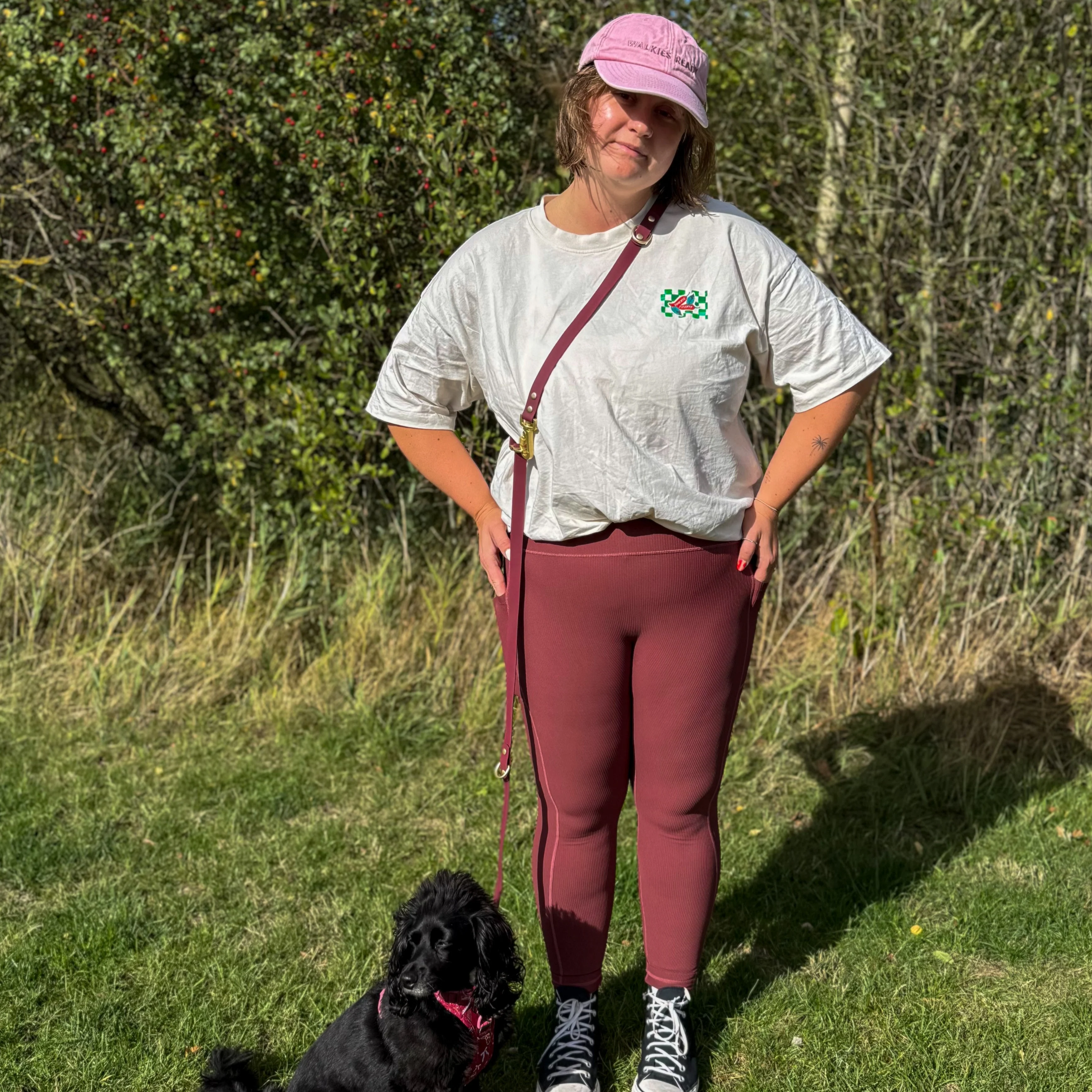 Double Ended Lead - Walkies Ready® Mulberry - Image 5