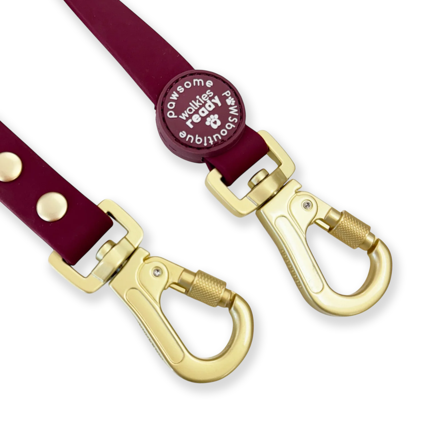 Double Ended Lead - Walkies Ready® Mulberry - Image 6