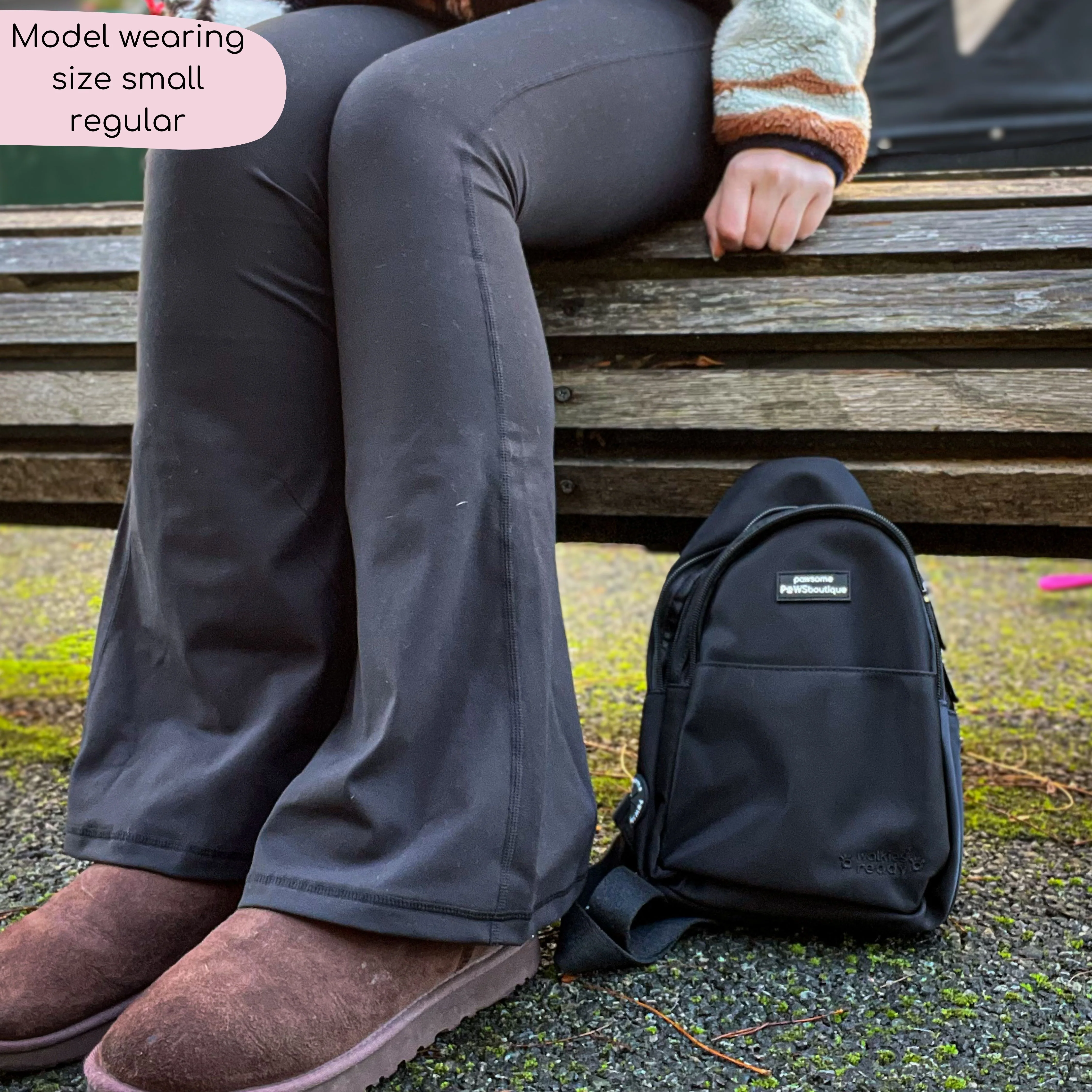 Flared Leggings - Black - Image 30