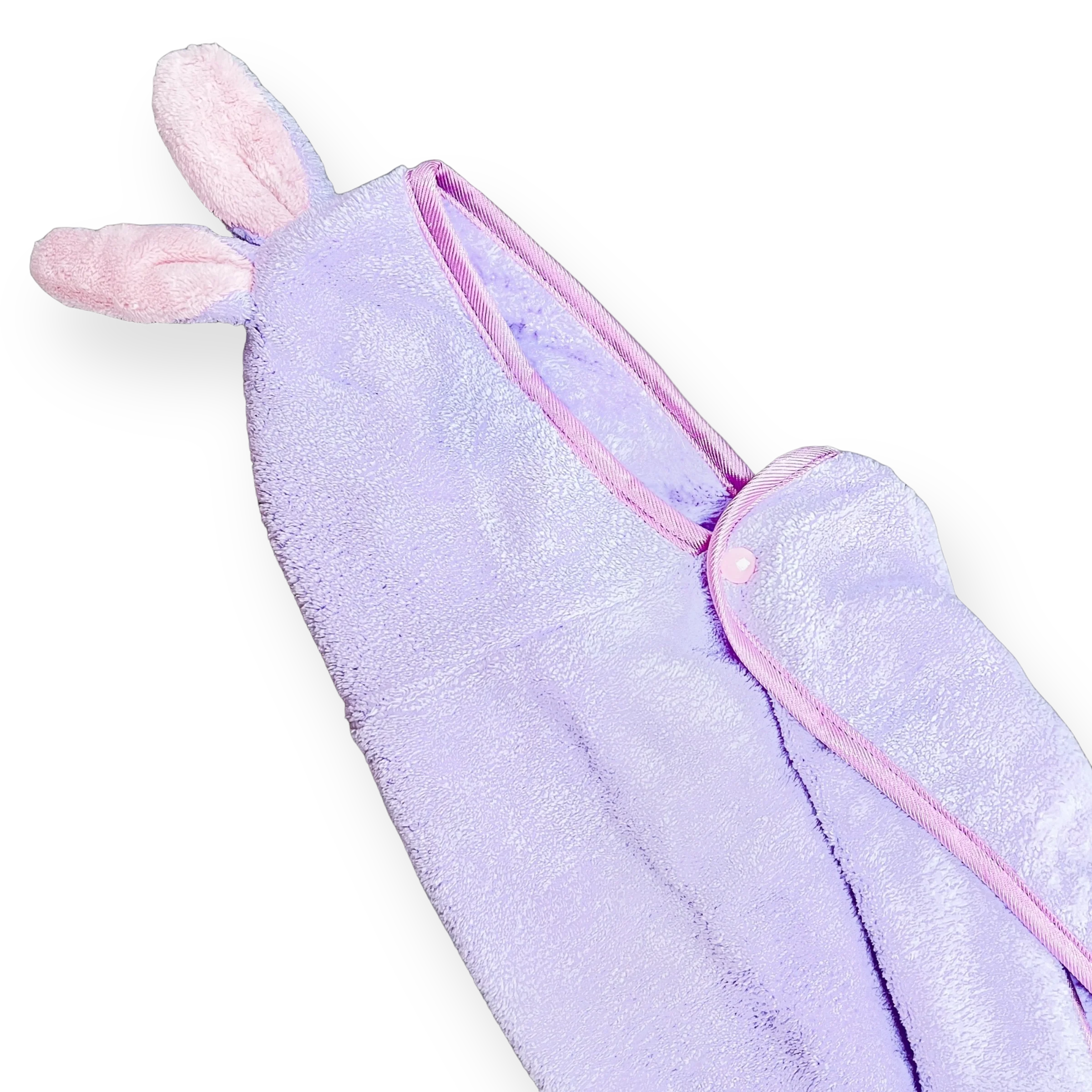 Disney© Hooded Microfibre Towel - Bambi + Friends Lilac - Image 5