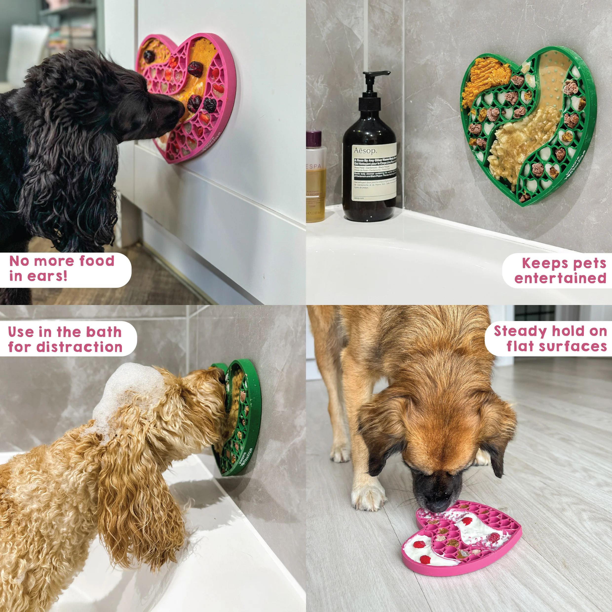 Lick Mat - Raspberry Pink - Image 2