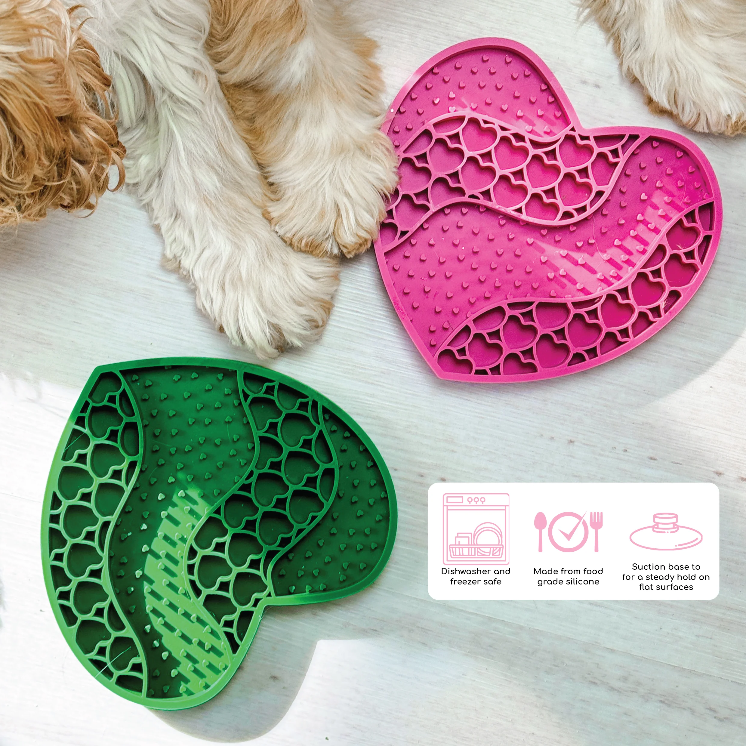 Lick Mat - Raspberry Pink - Image 3