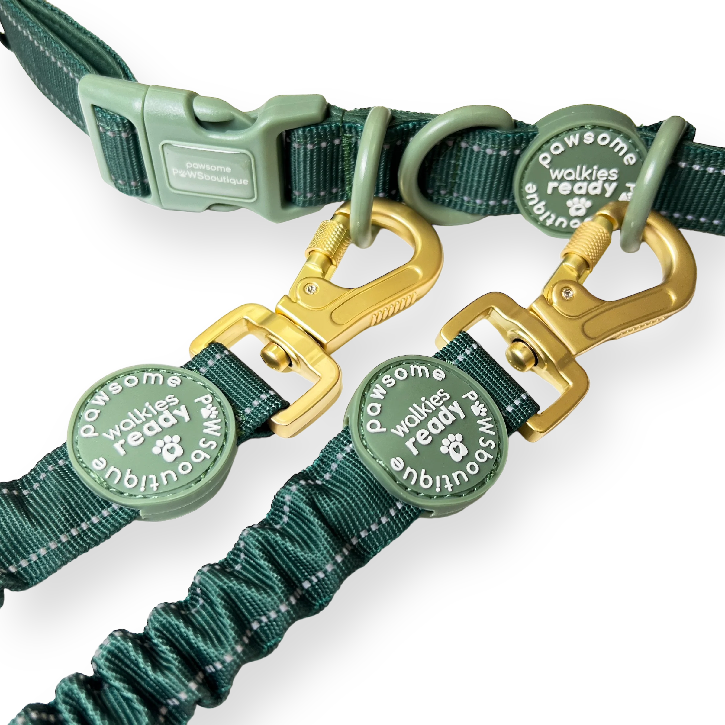 Handsfree Lead - Walkies Ready® Forest Green - Image 9