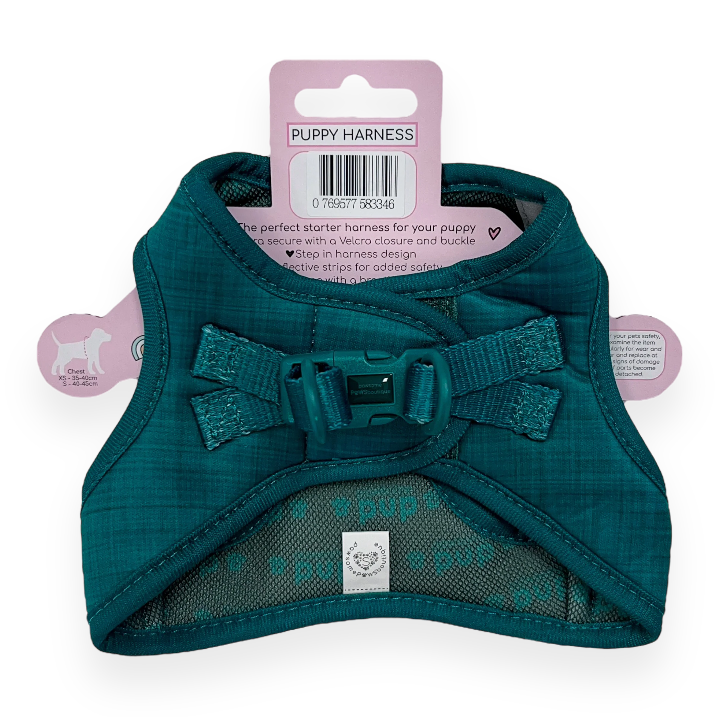Pawsome Pup Harness - Emerald - Image 4