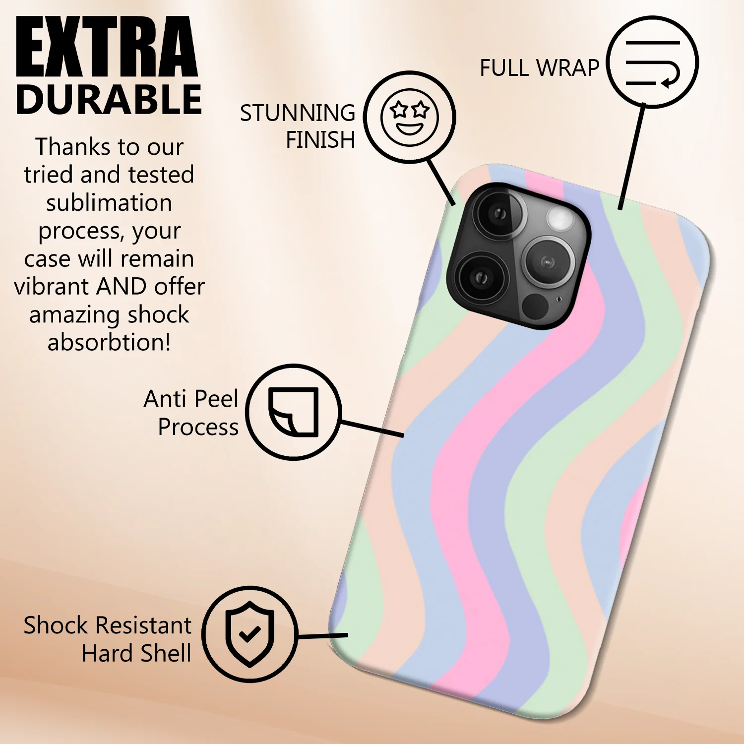 Phone Case - PPB Pastel Swirl - Image 3