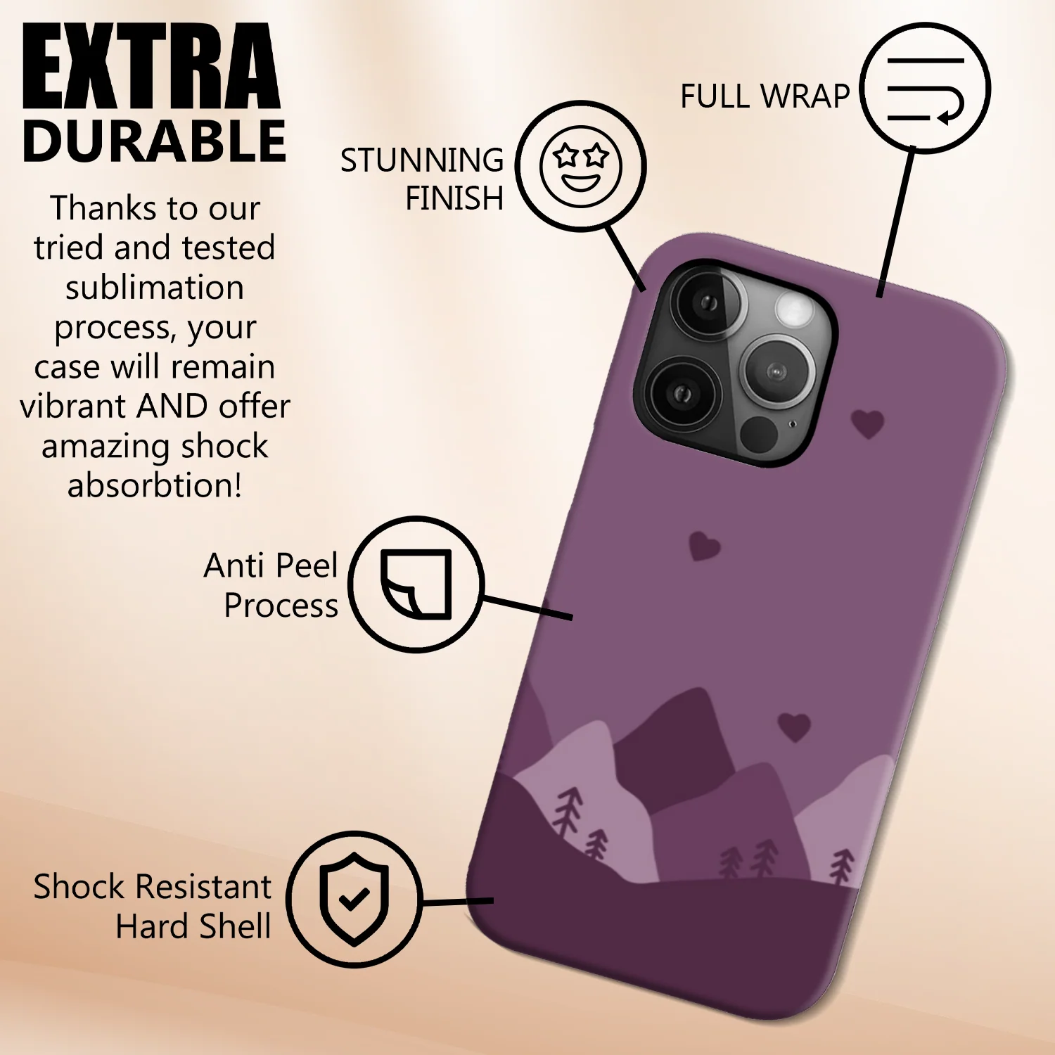 Phone Case - Walkies Ready® Plum - Image 3