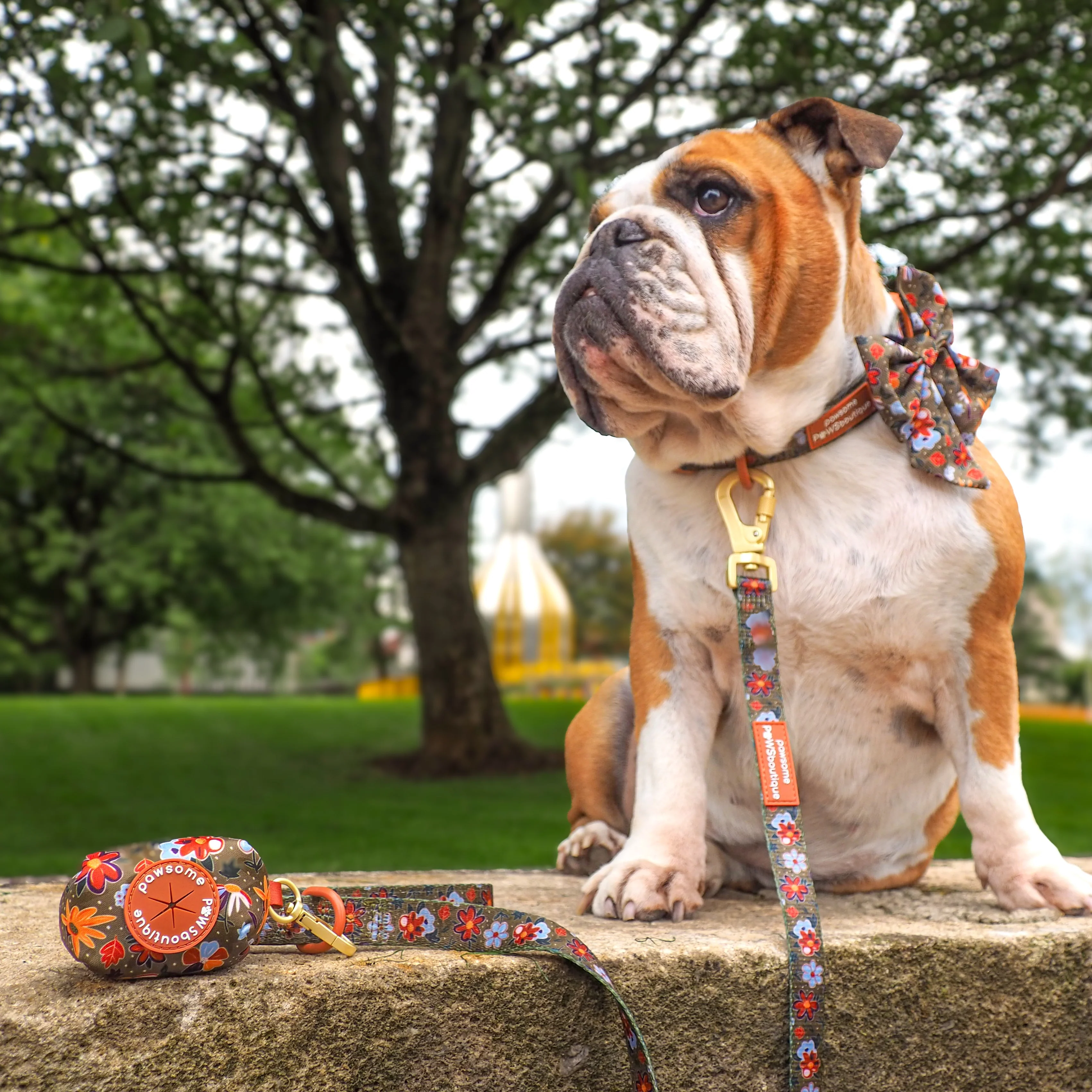Poo Bag Holder - Rust & Bloom - Image 5