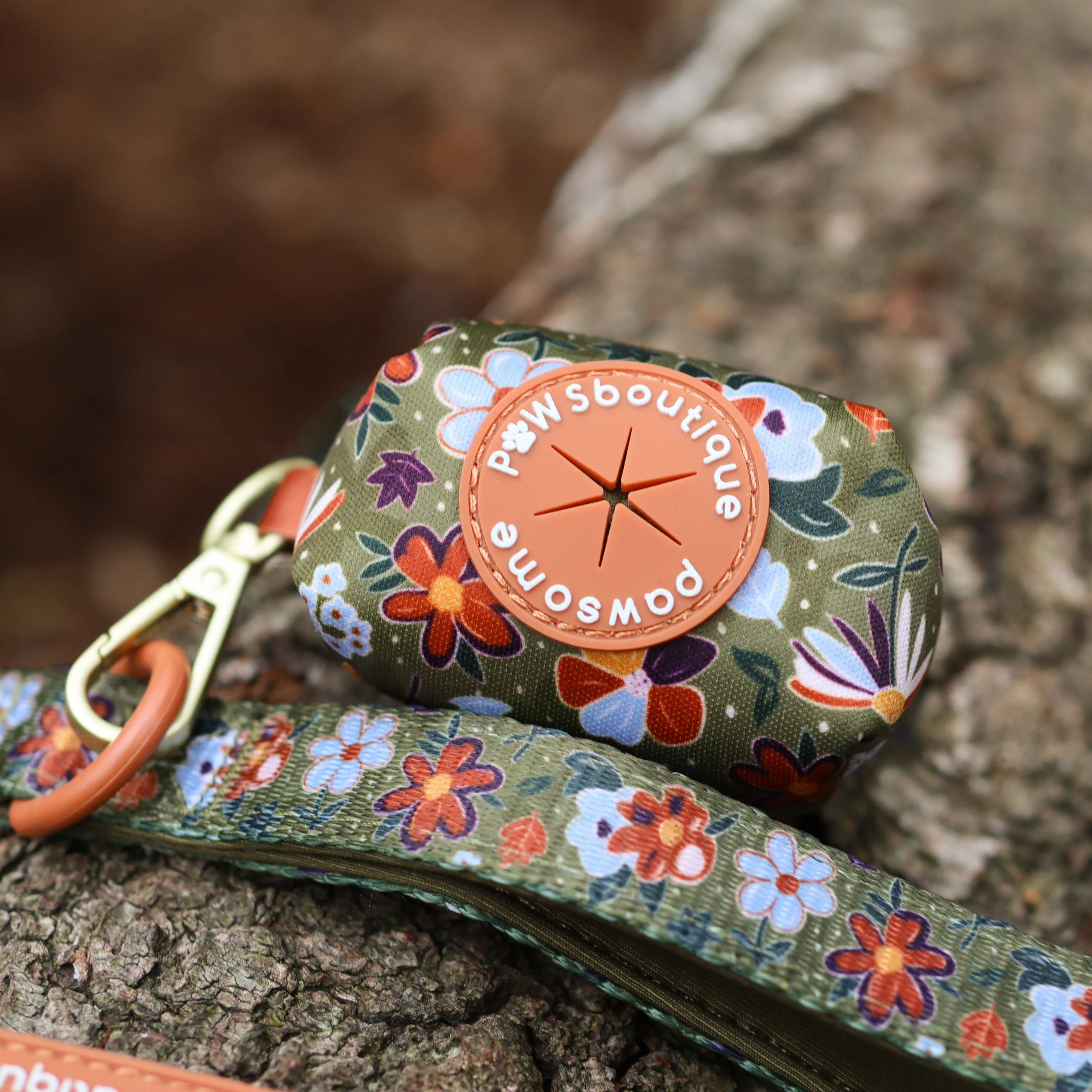 Poo Bag Holder - Rust & Bloom - Image 6