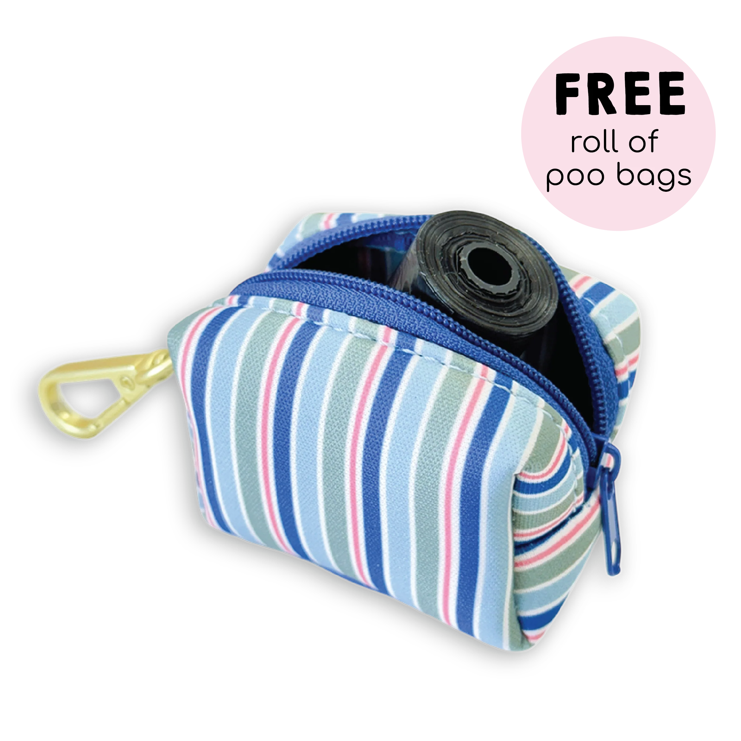 Poo Bag Holder - Sailor Stripes - Image 3
