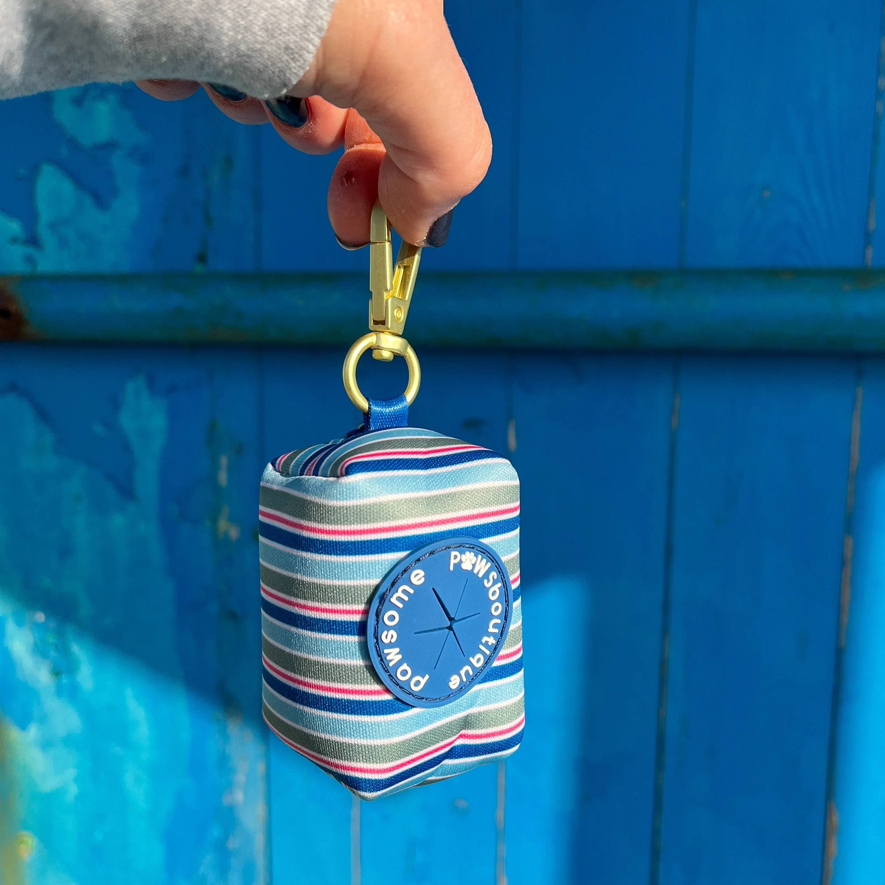 Poo Bag Holder - Sailor Stripes - Image 7