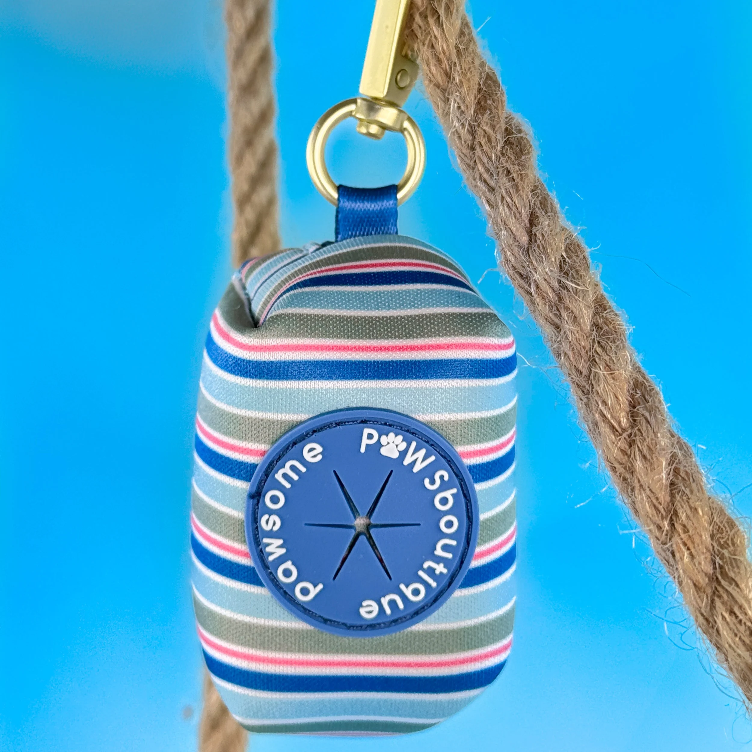 Poo Bag Holder - Sailor Stripes - Image 9
