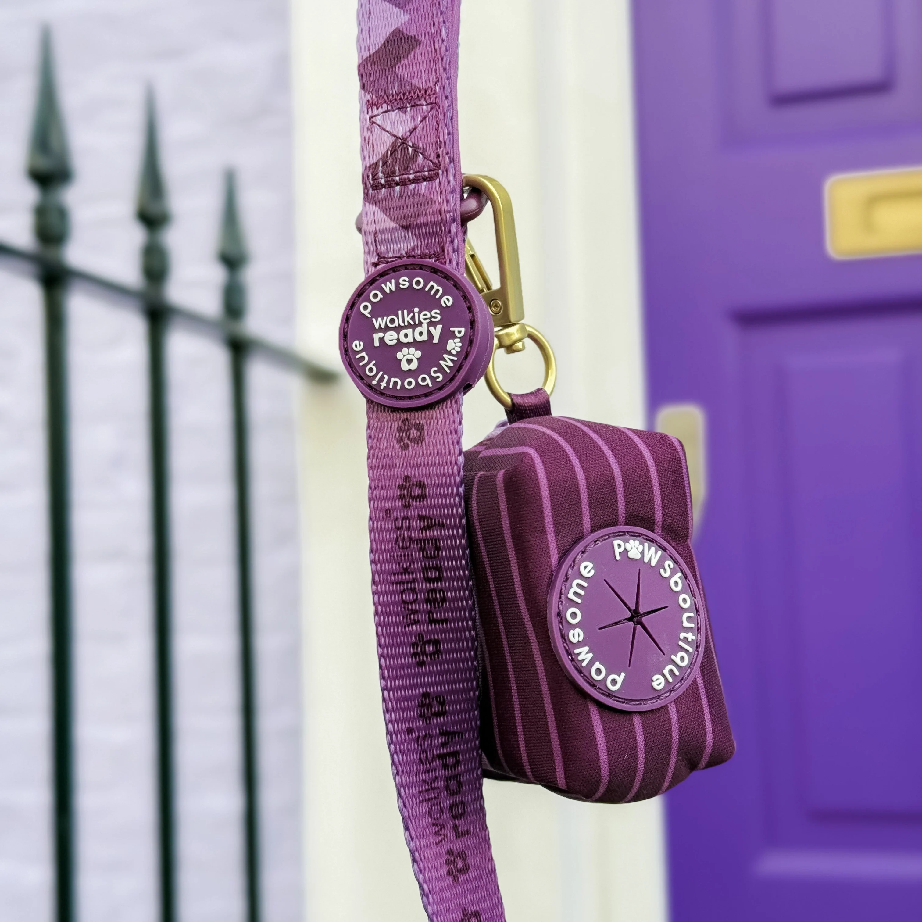 Poo Bag Holder - Walkies Ready® Plum - Image 7