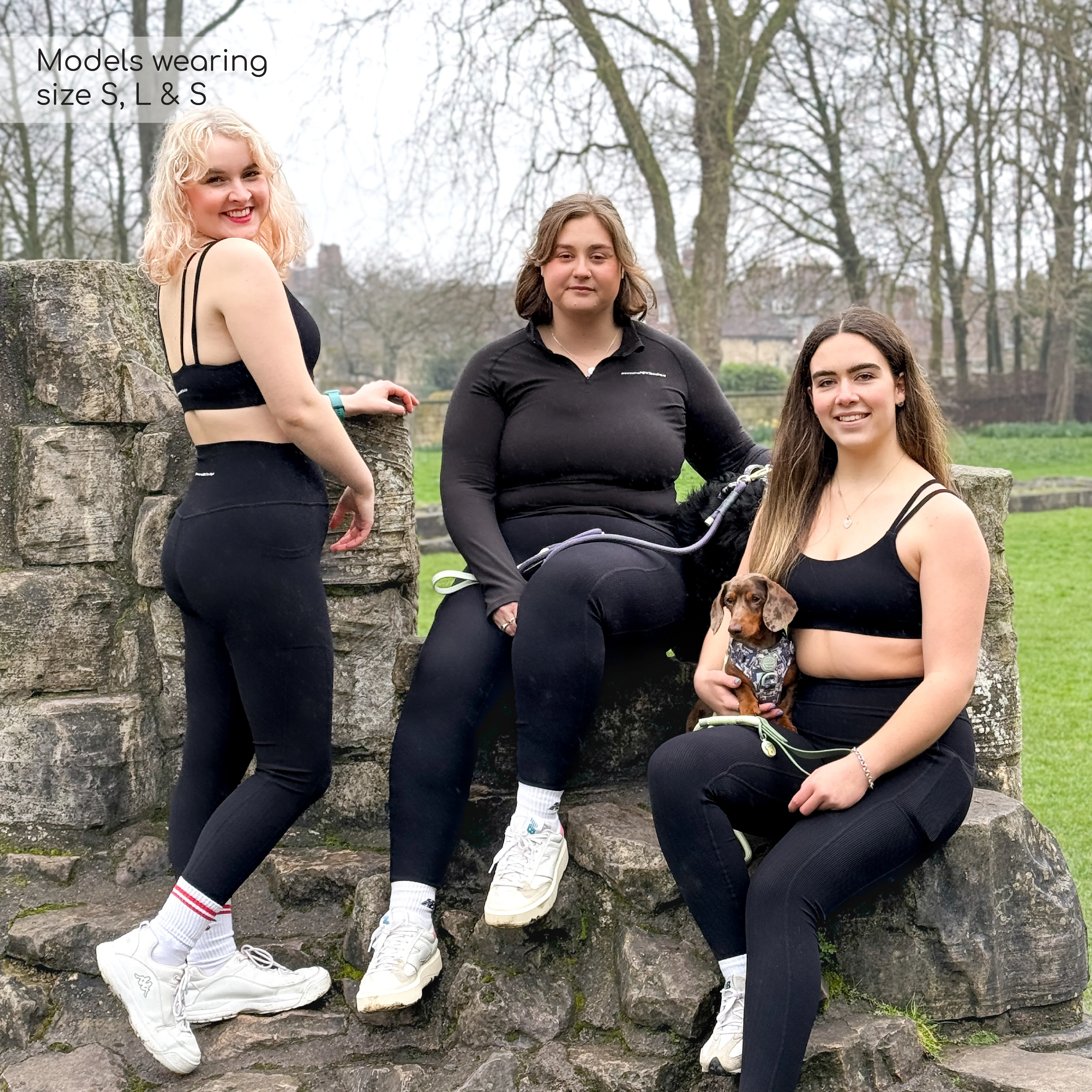 Ribbed Leggings - Black - Image 12