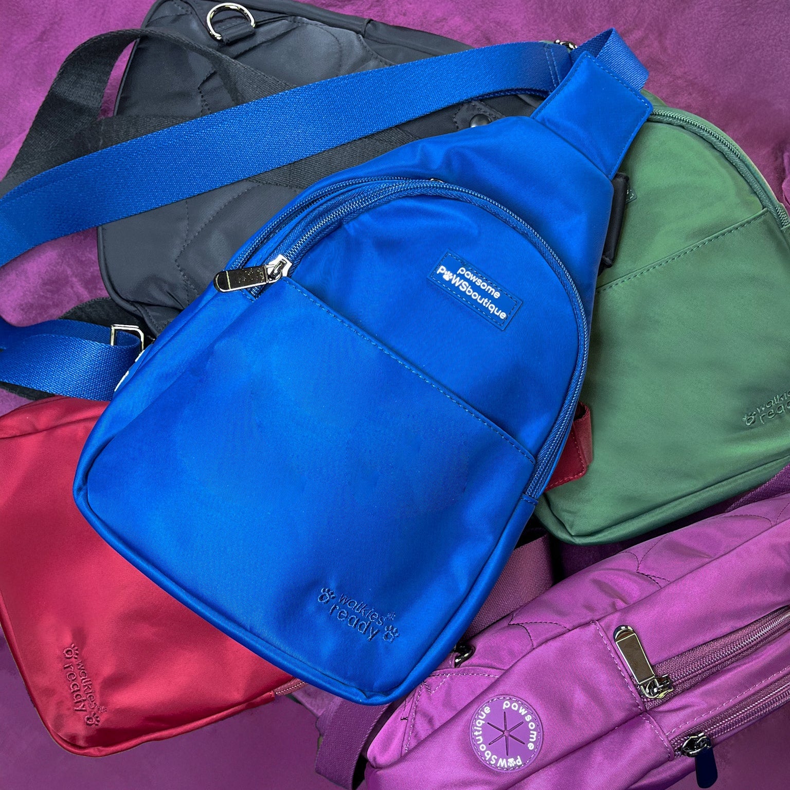 Sling Backpack - Walkies Ready® Blue - Image 10