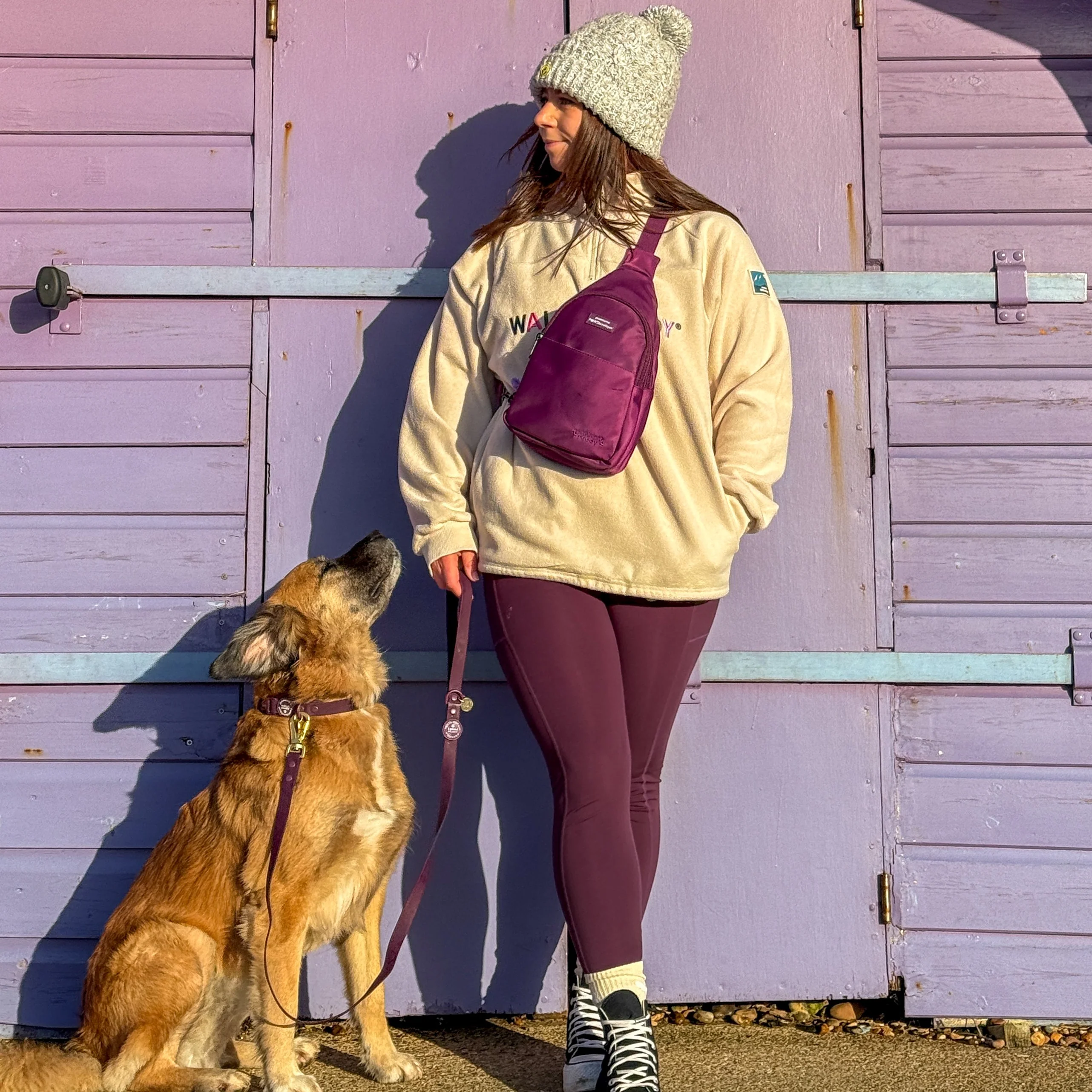 Sling Backpack - Walkies Ready® Plum - Image 11