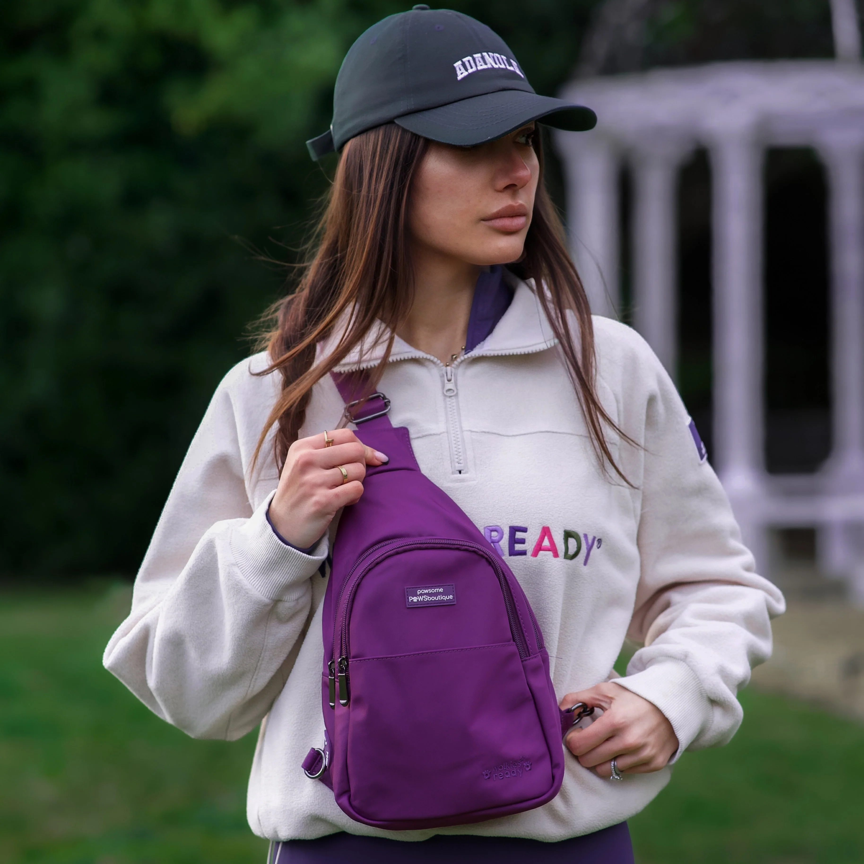 Sling Backpack - Walkies Ready® Plum - Image 13
