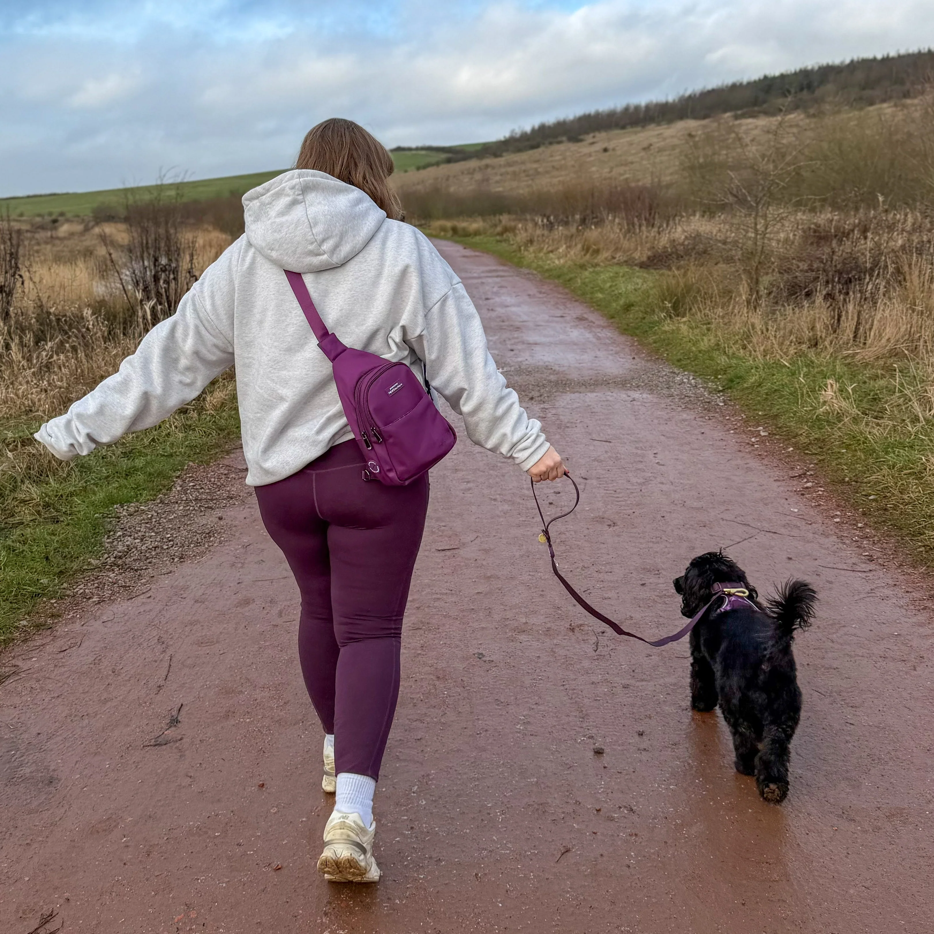 Sling Backpack - Walkies Ready® Plum - Image 14