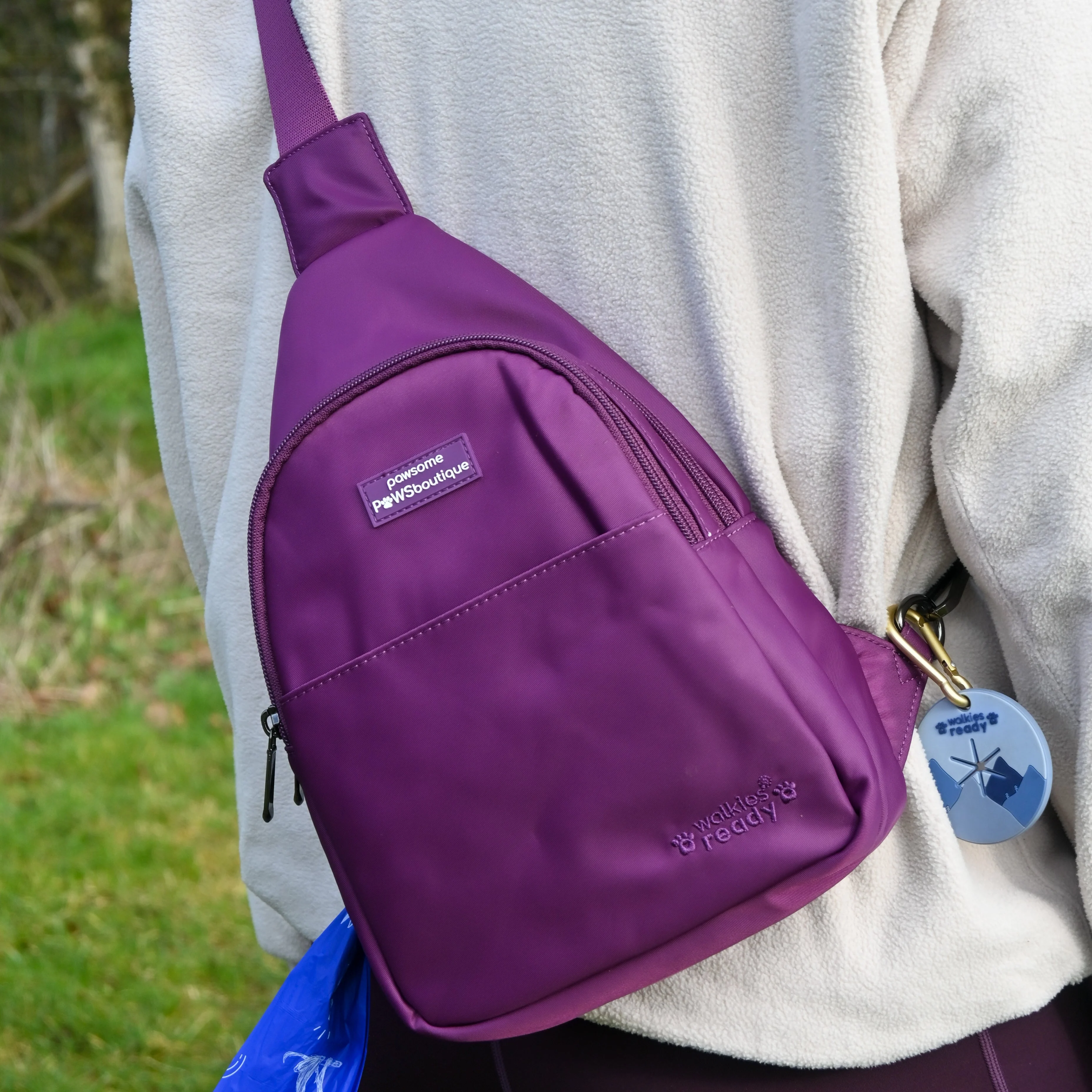 Sling Backpack - Walkies Ready® Plum - Image 16