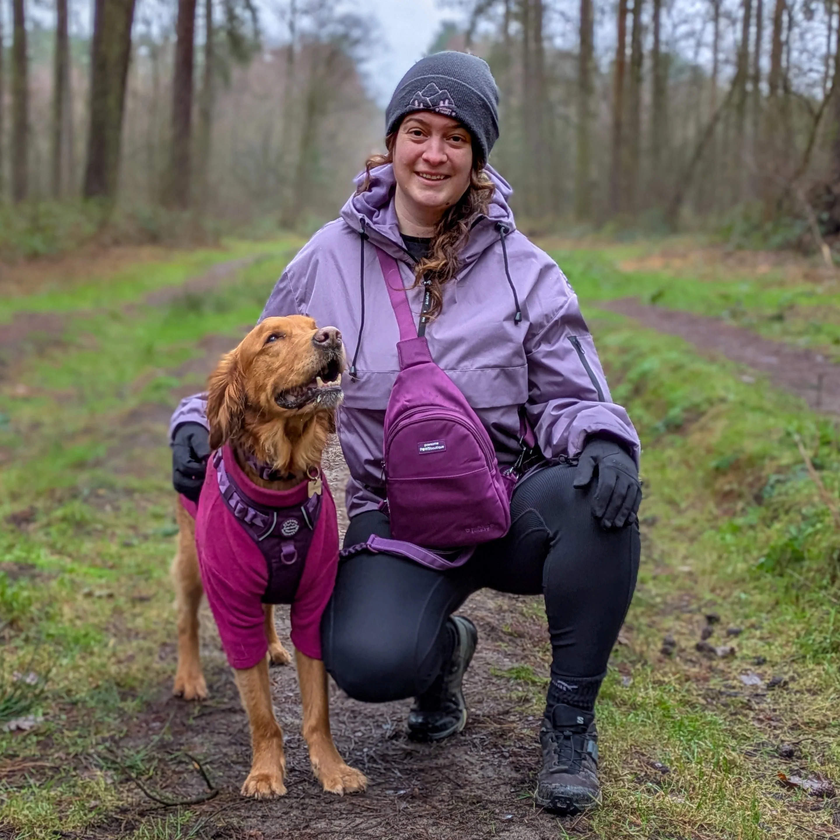 Sling Backpack - Walkies Ready® Plum - Image 19