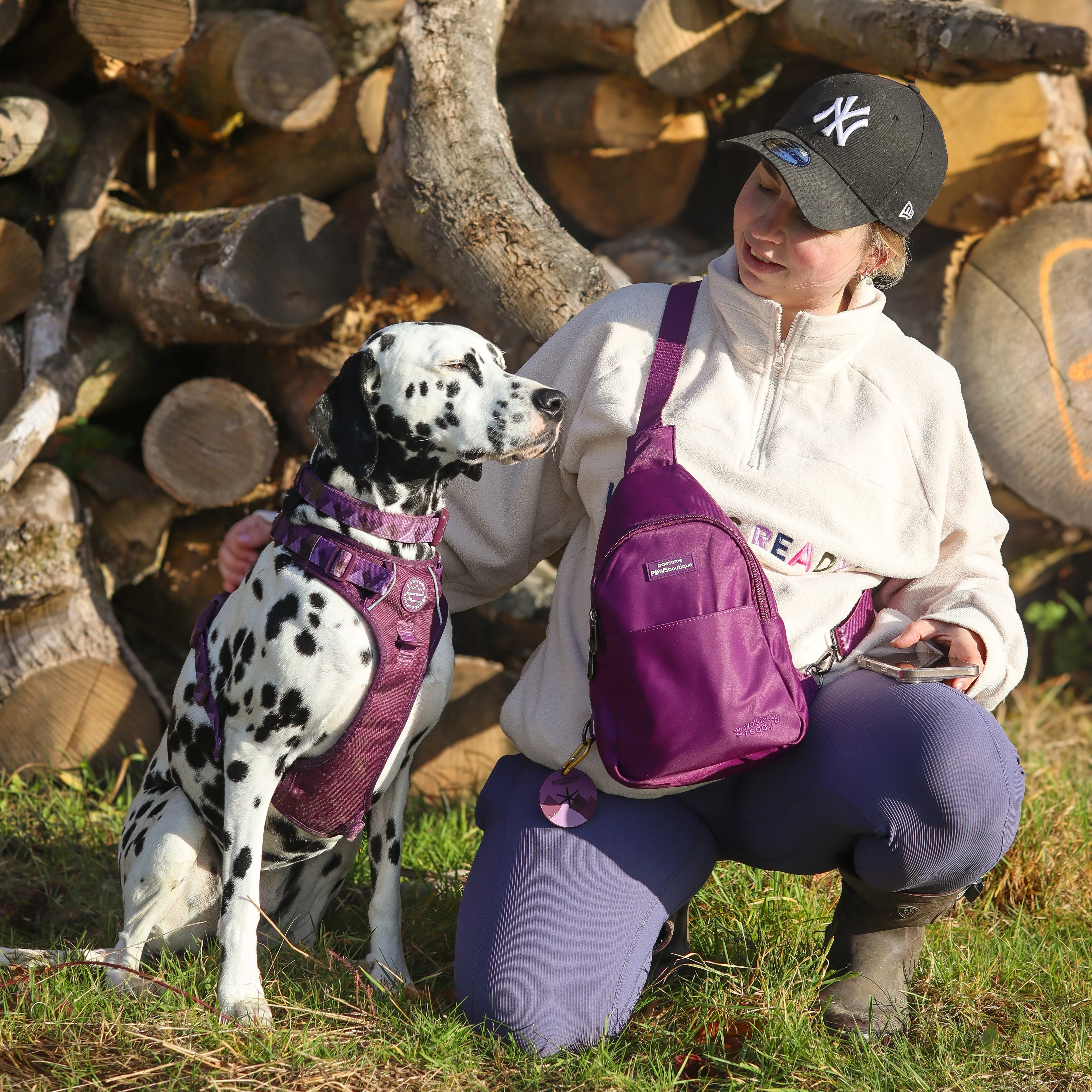 Sling Backpack - Walkies Ready® Plum - Image 6