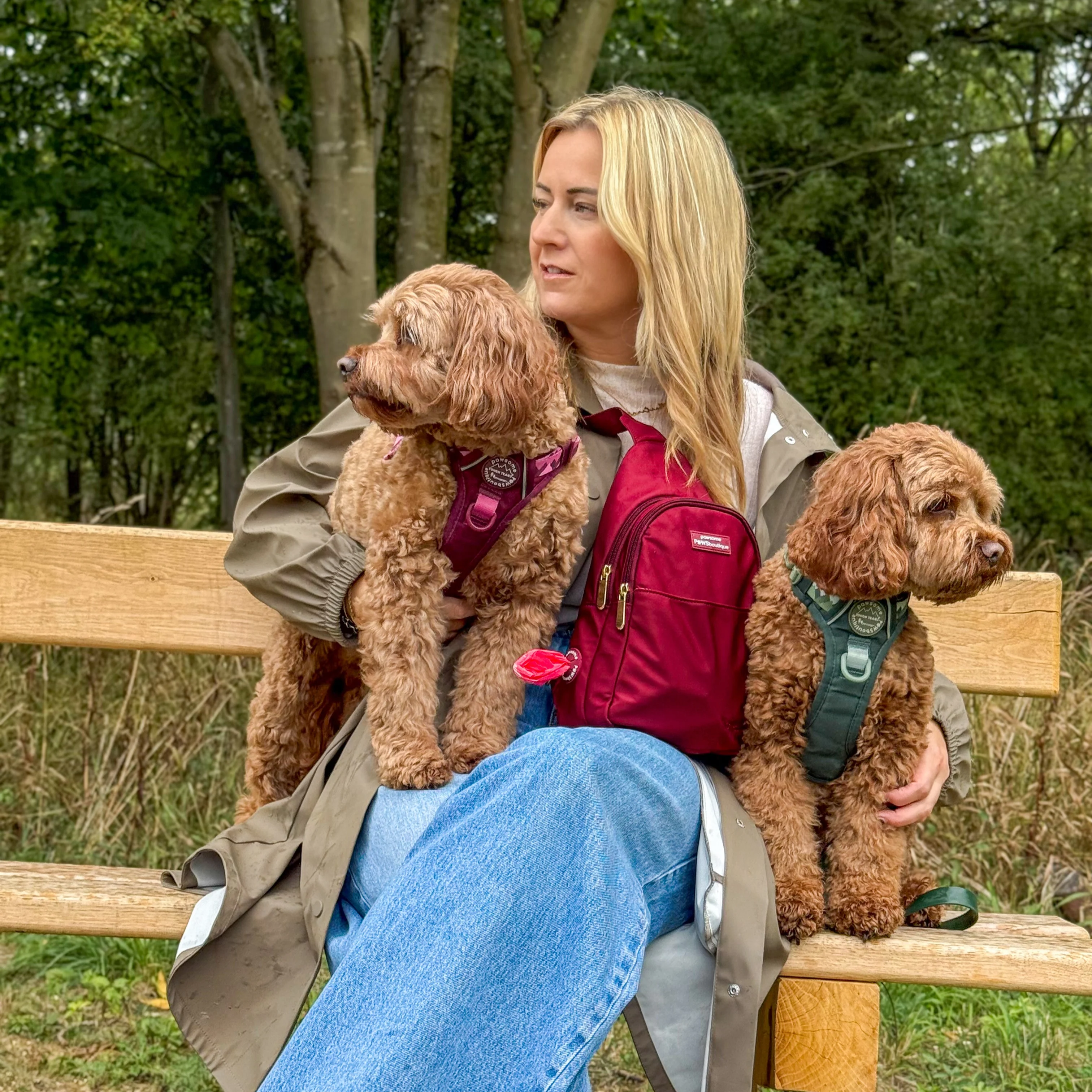 Sling Backpack - Walkies Ready® Ruby Red - Image 16