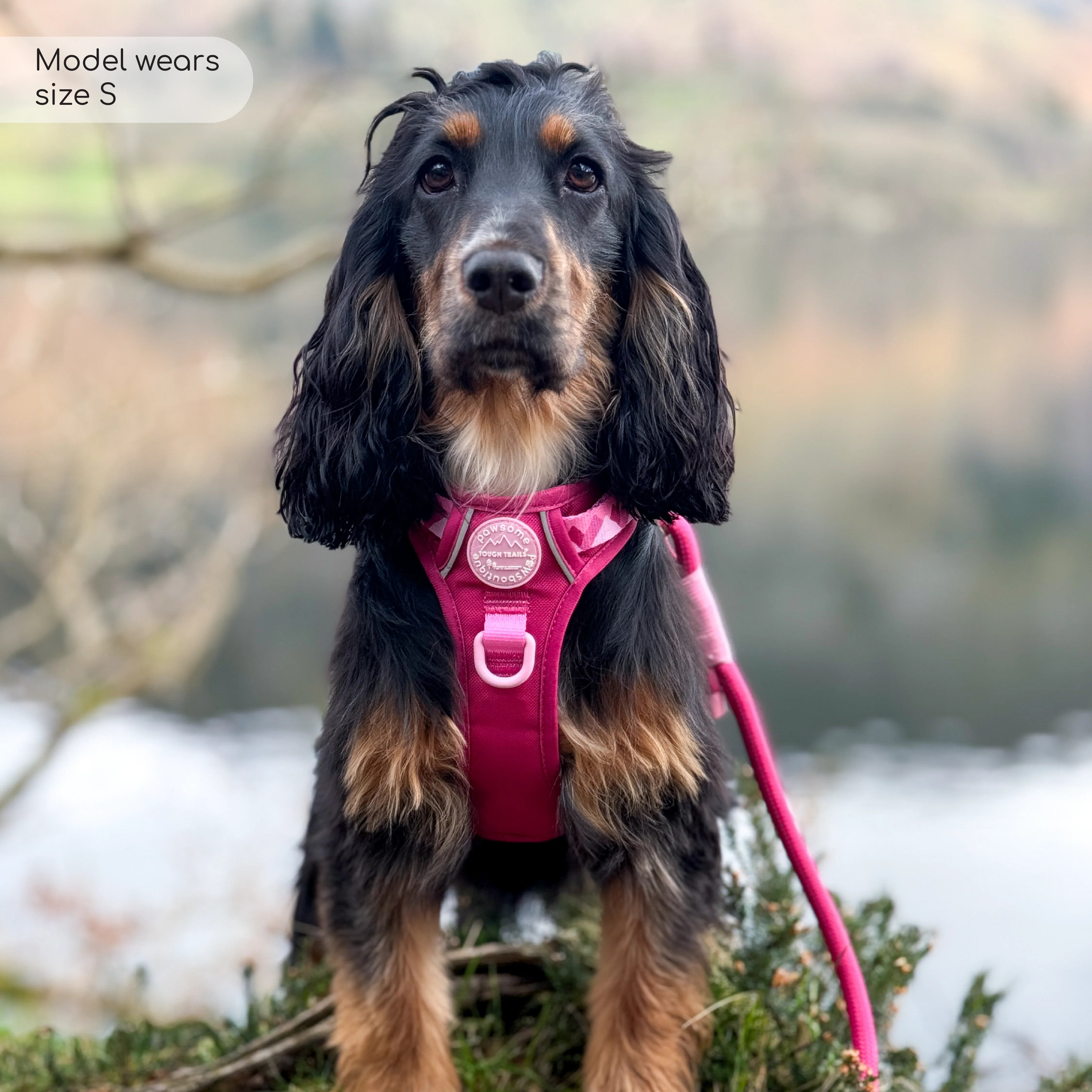 Tough Trails™ Harness - Walkies Ready® Raspberry Pink - Image 13