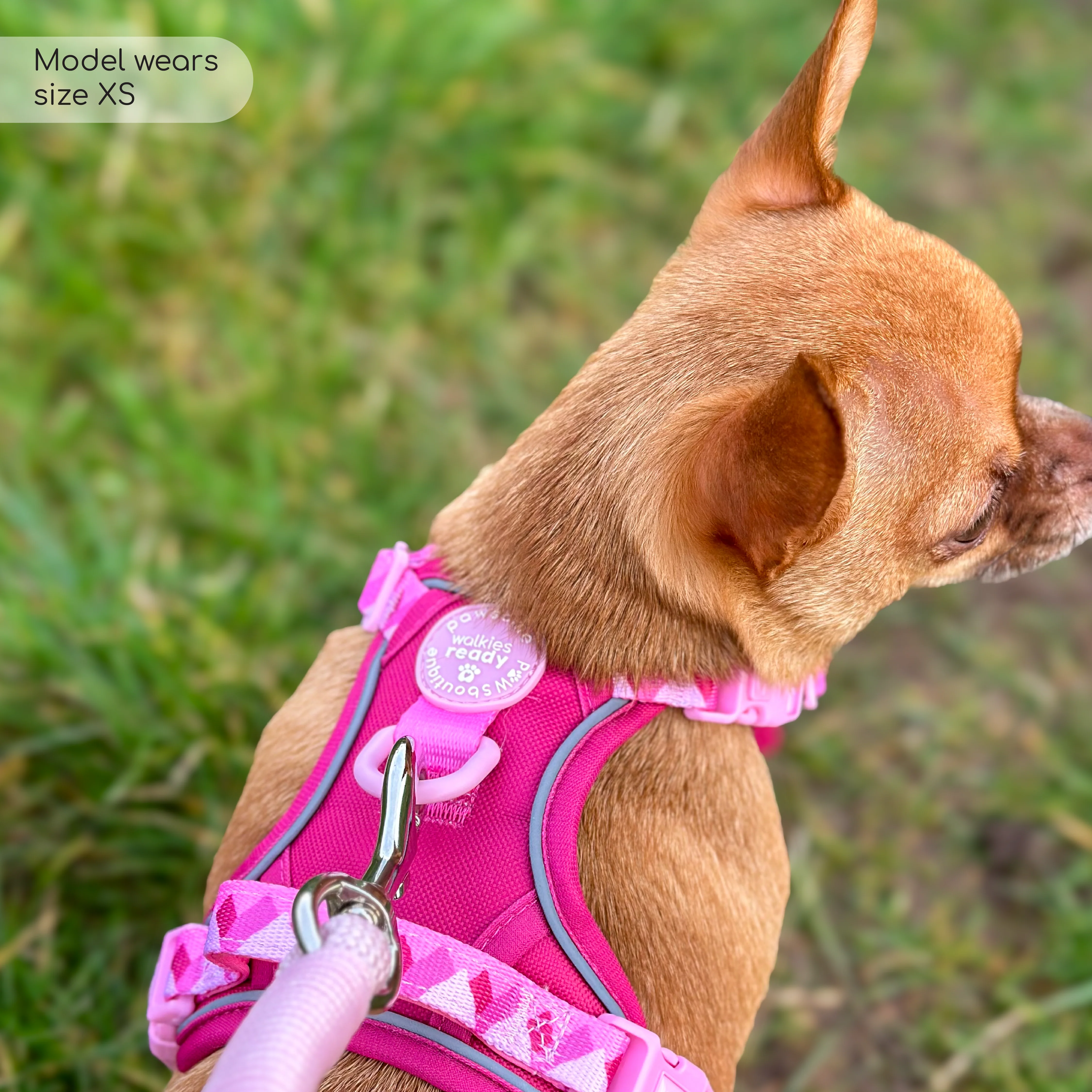 Tough Trails™ Harness - Walkies Ready® Raspberry Pink - Image 16