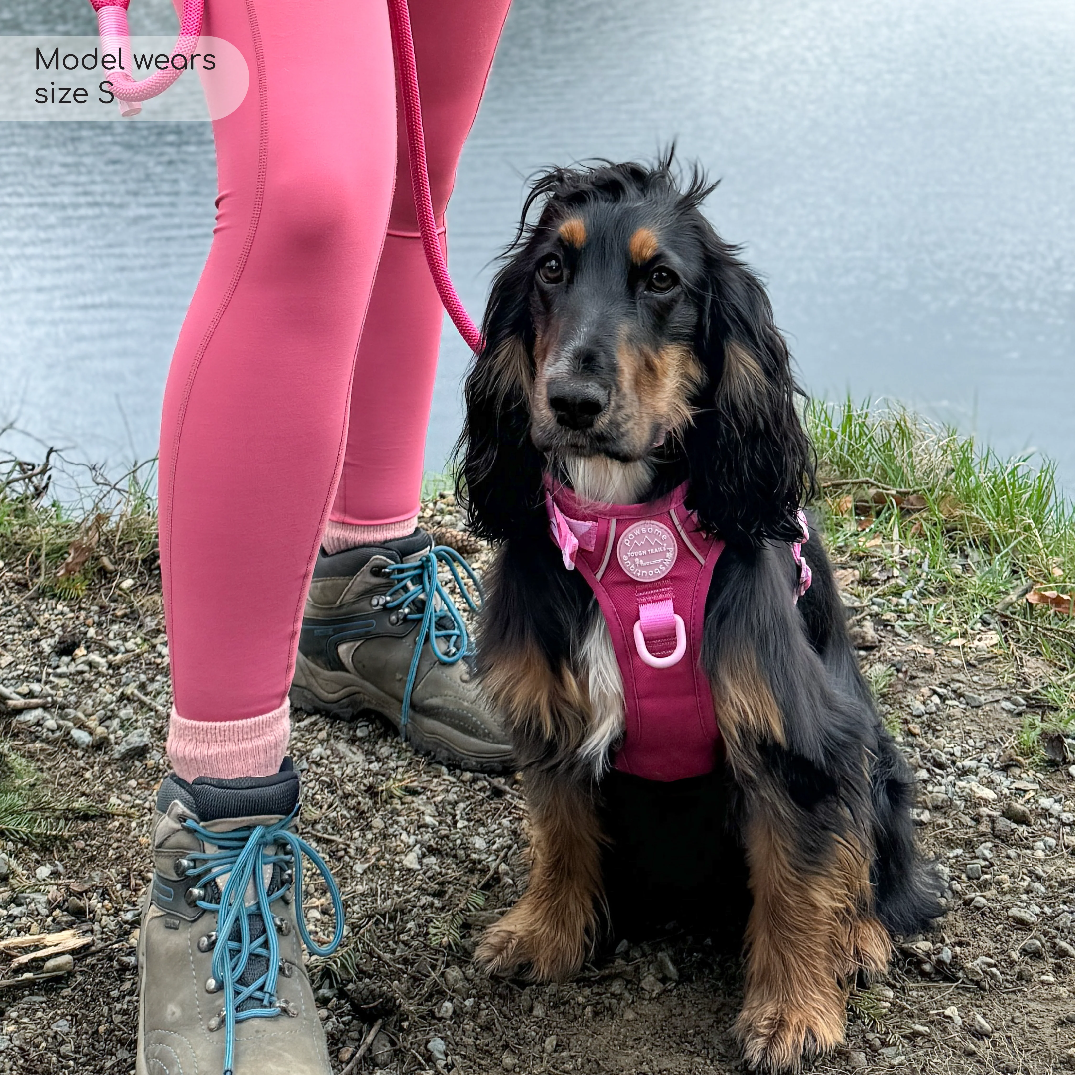 Tough Trails™ Harness - Walkies Ready® Raspberry Pink - Image 5