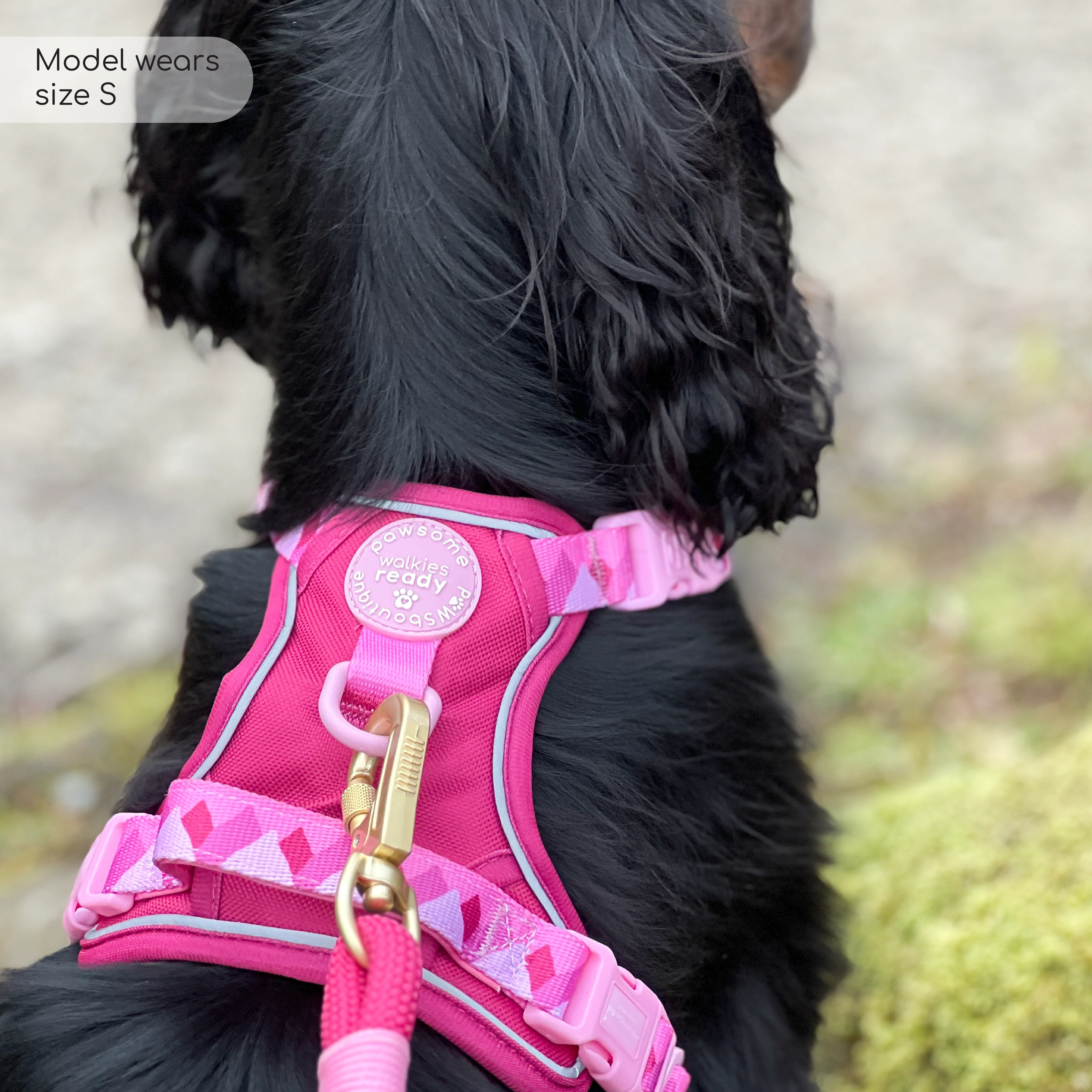 Tough Trails™ Harness - Walkies Ready® Raspberry Pink - Image 7