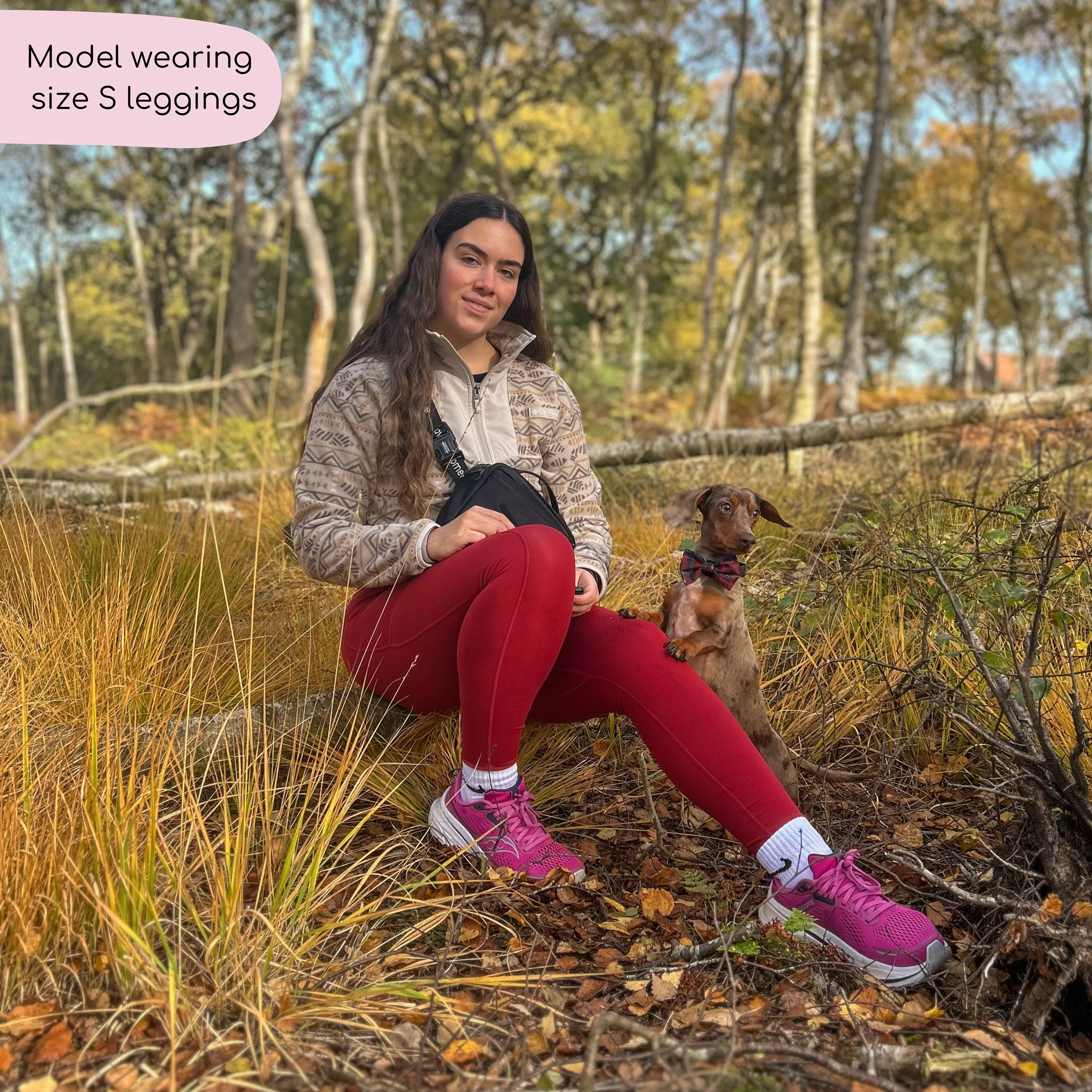 Walkies Ready® Leggings - Red - Image 10