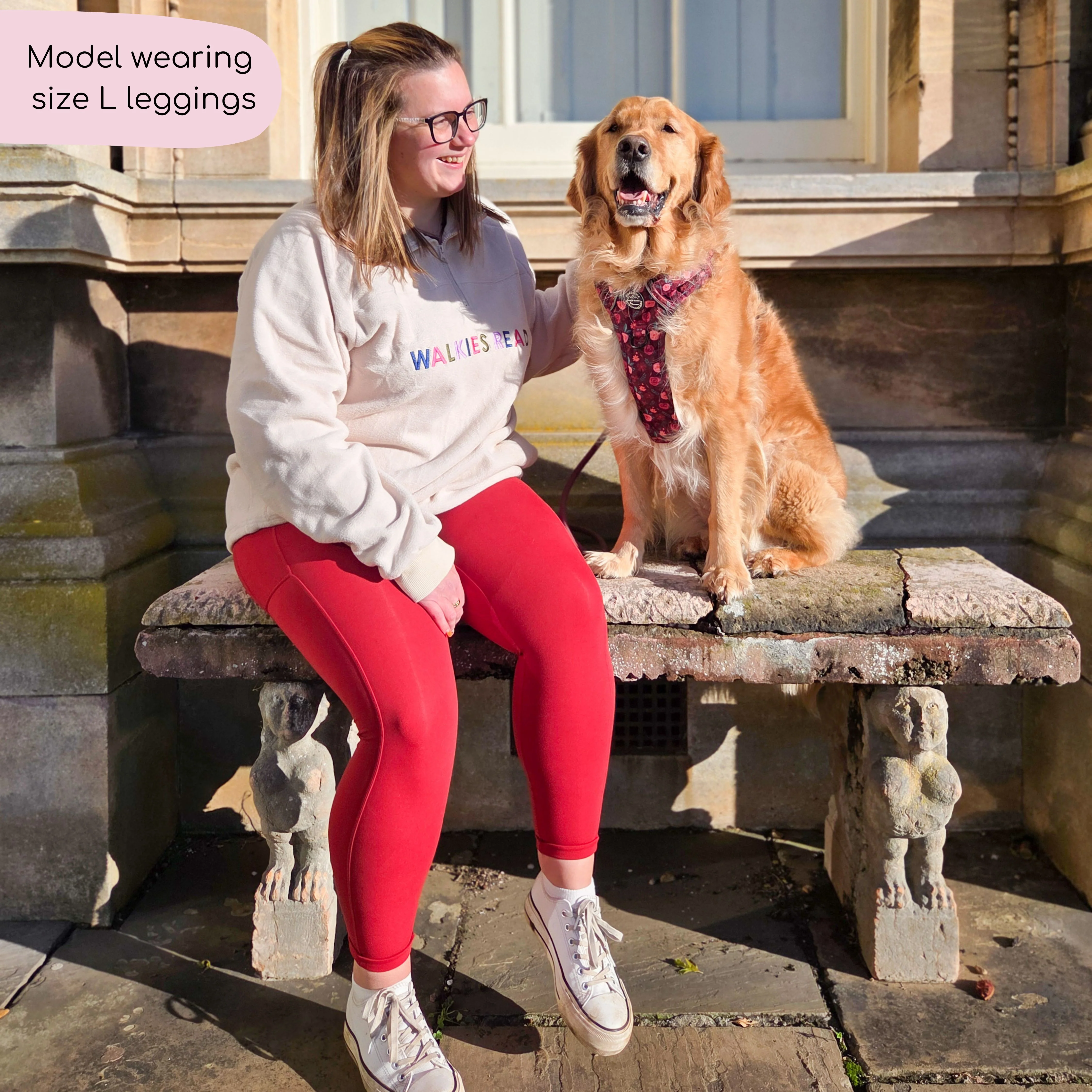 Walkies Ready® Leggings - Red - Image 12