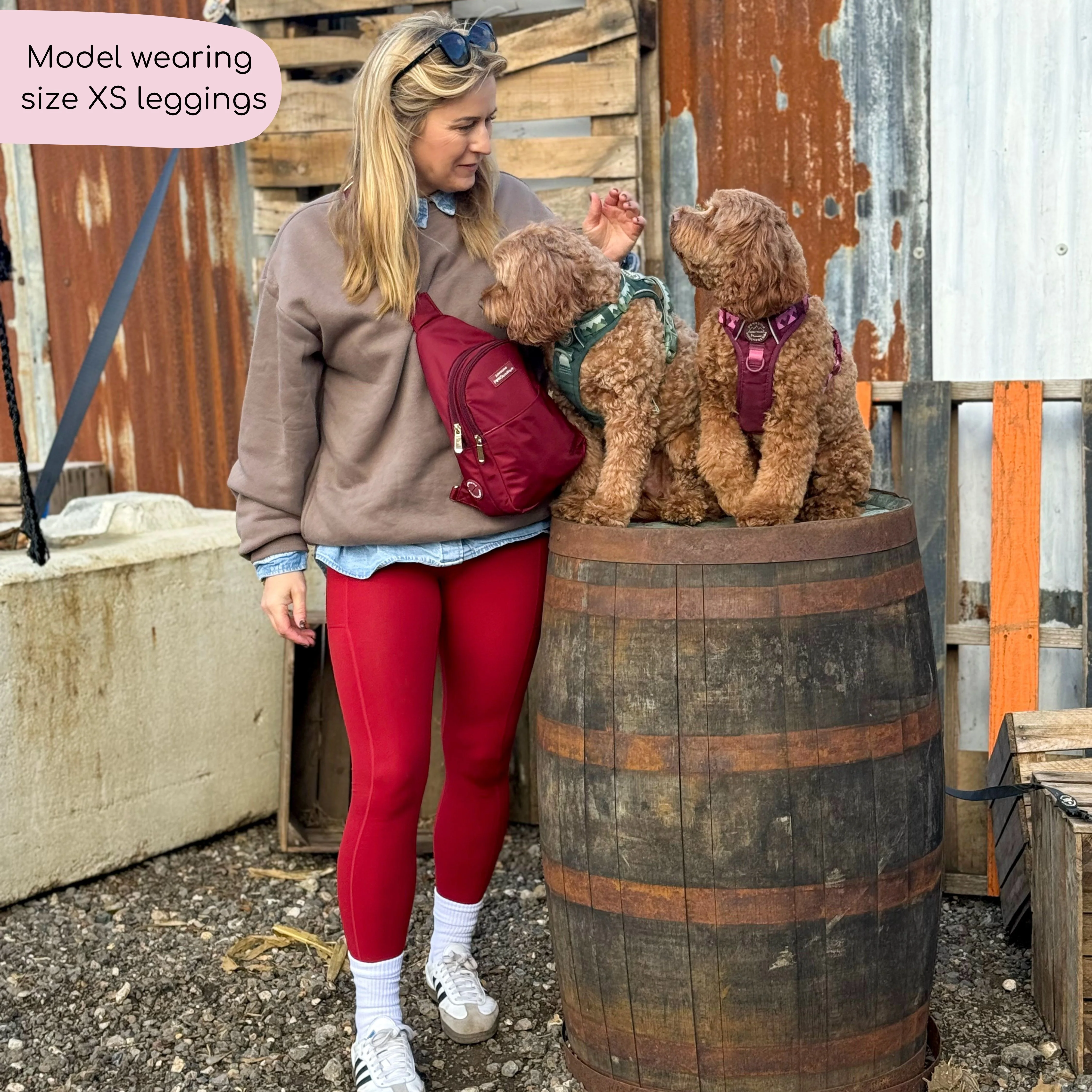 Walkies Ready® Leggings - Red - Image 13