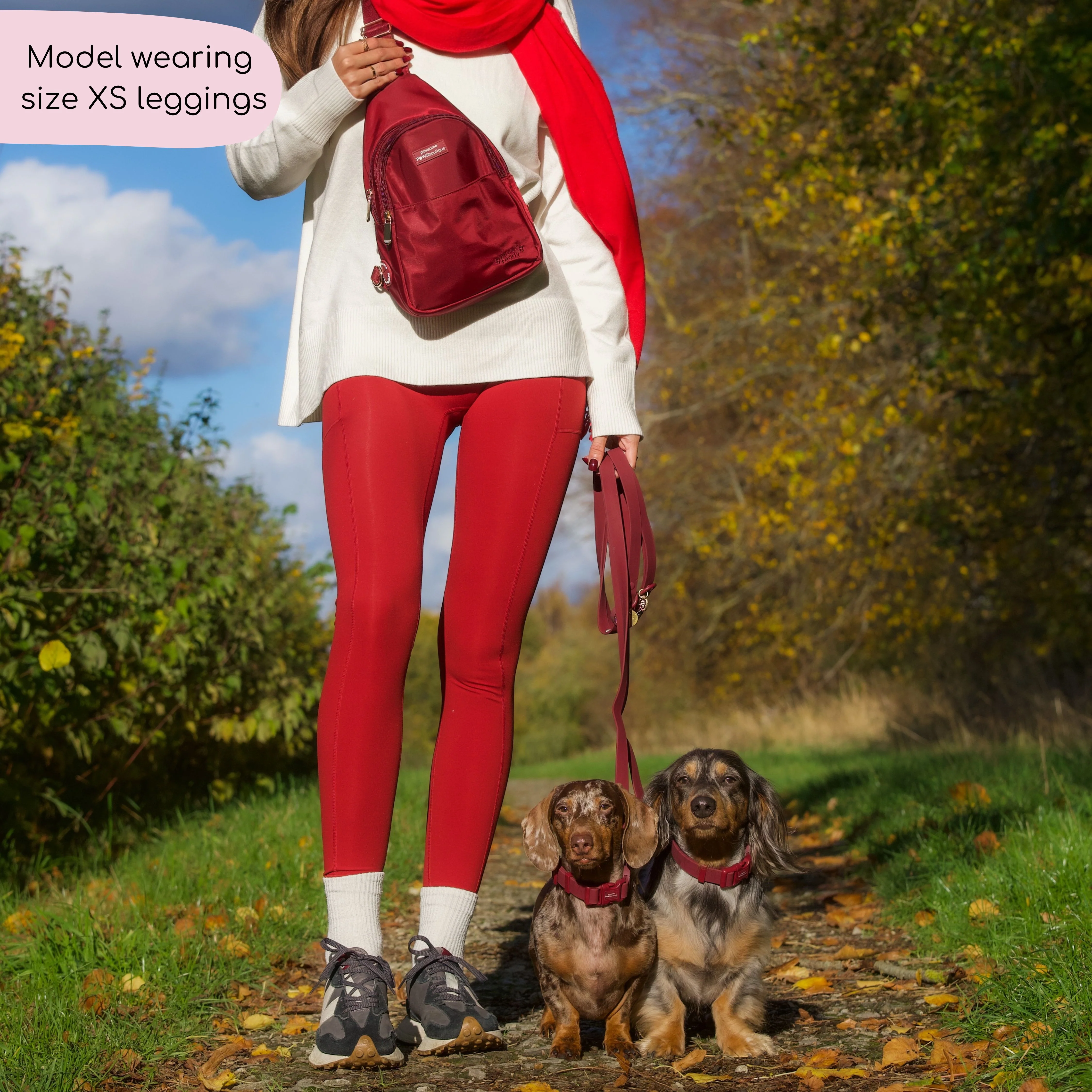 Walkies Ready® Leggings - Red - Image 14