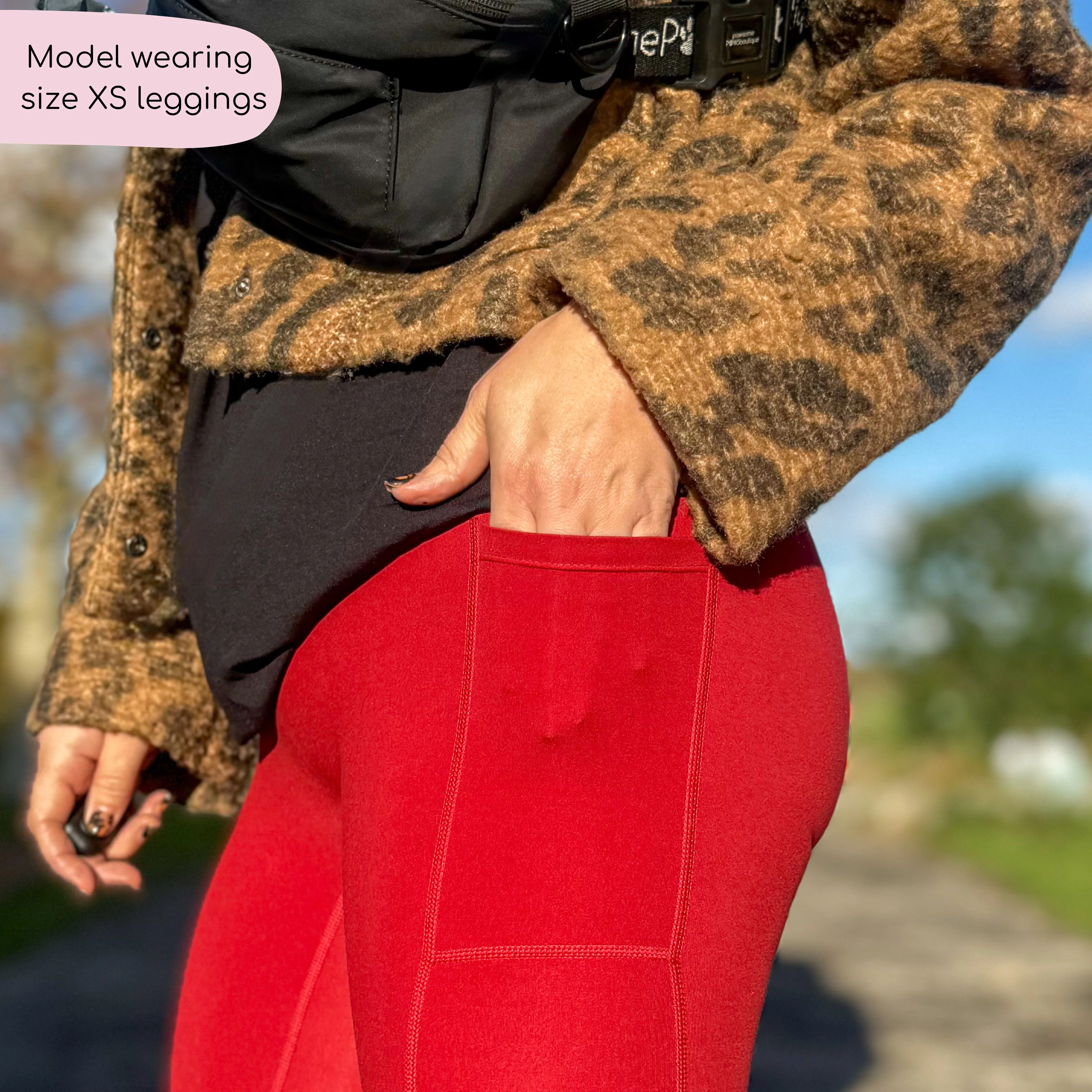 Walkies Ready® Leggings - Red - Image 19