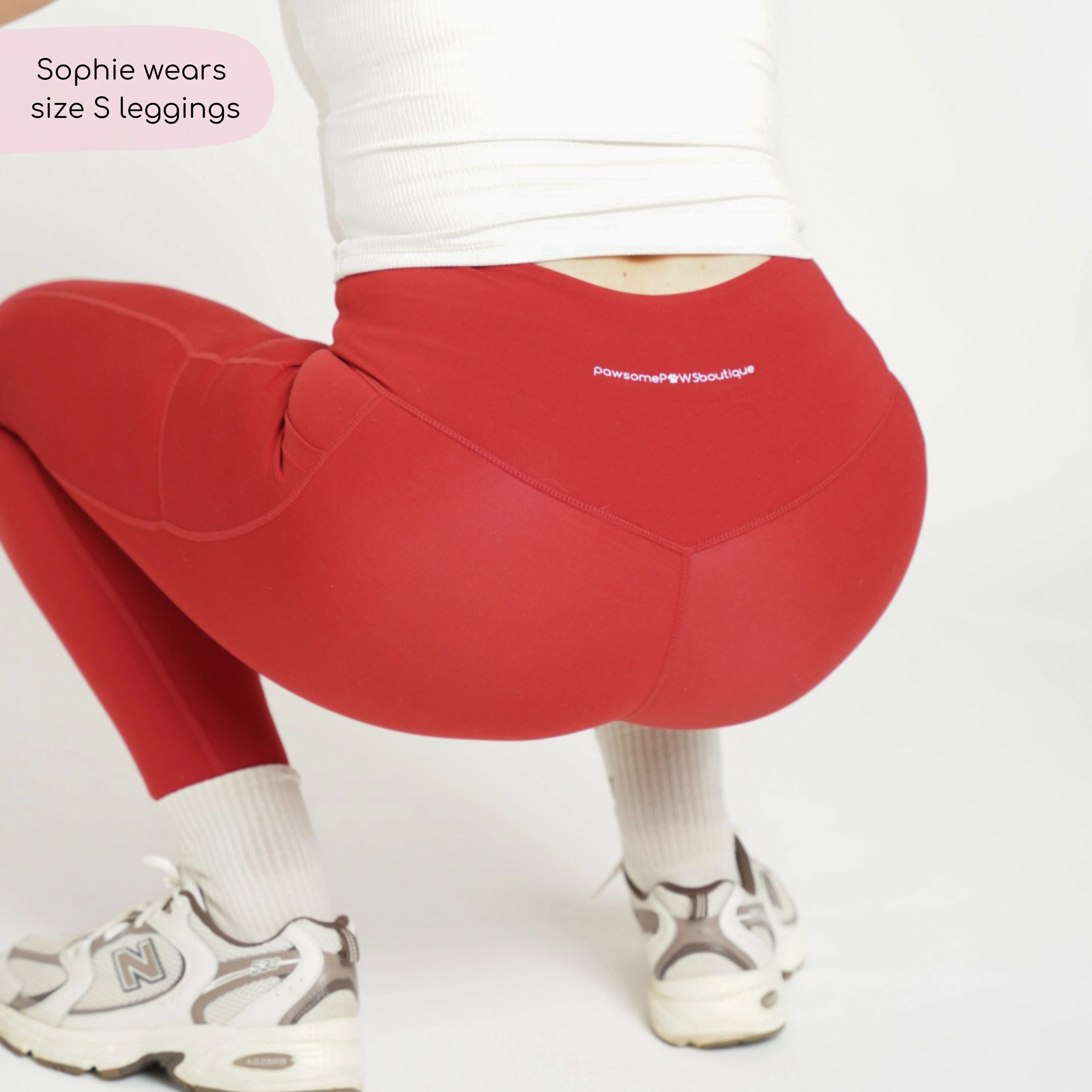 Walkies Ready® Leggings - Red - Image 8