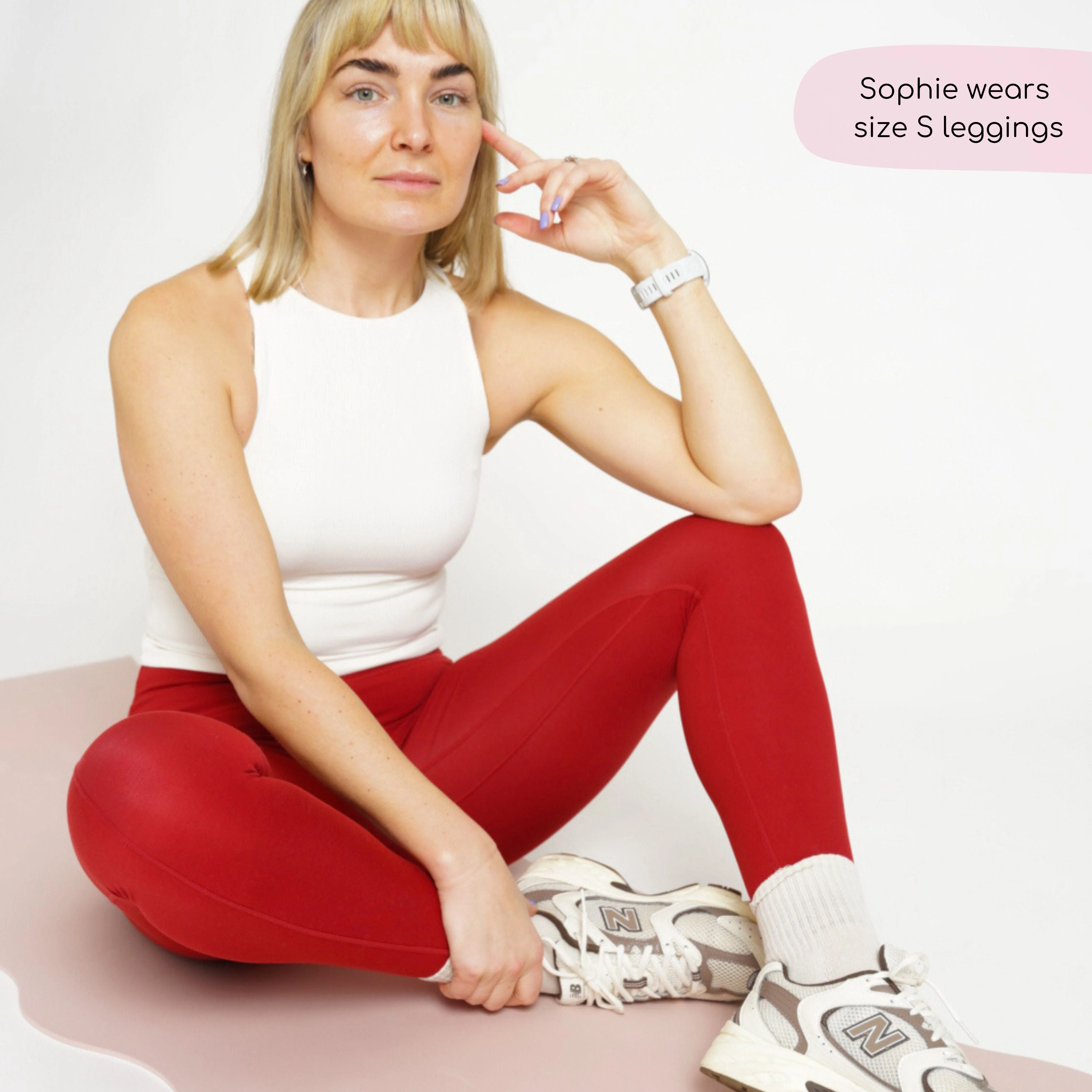 Walkies Ready® Leggings - Red - Image 9